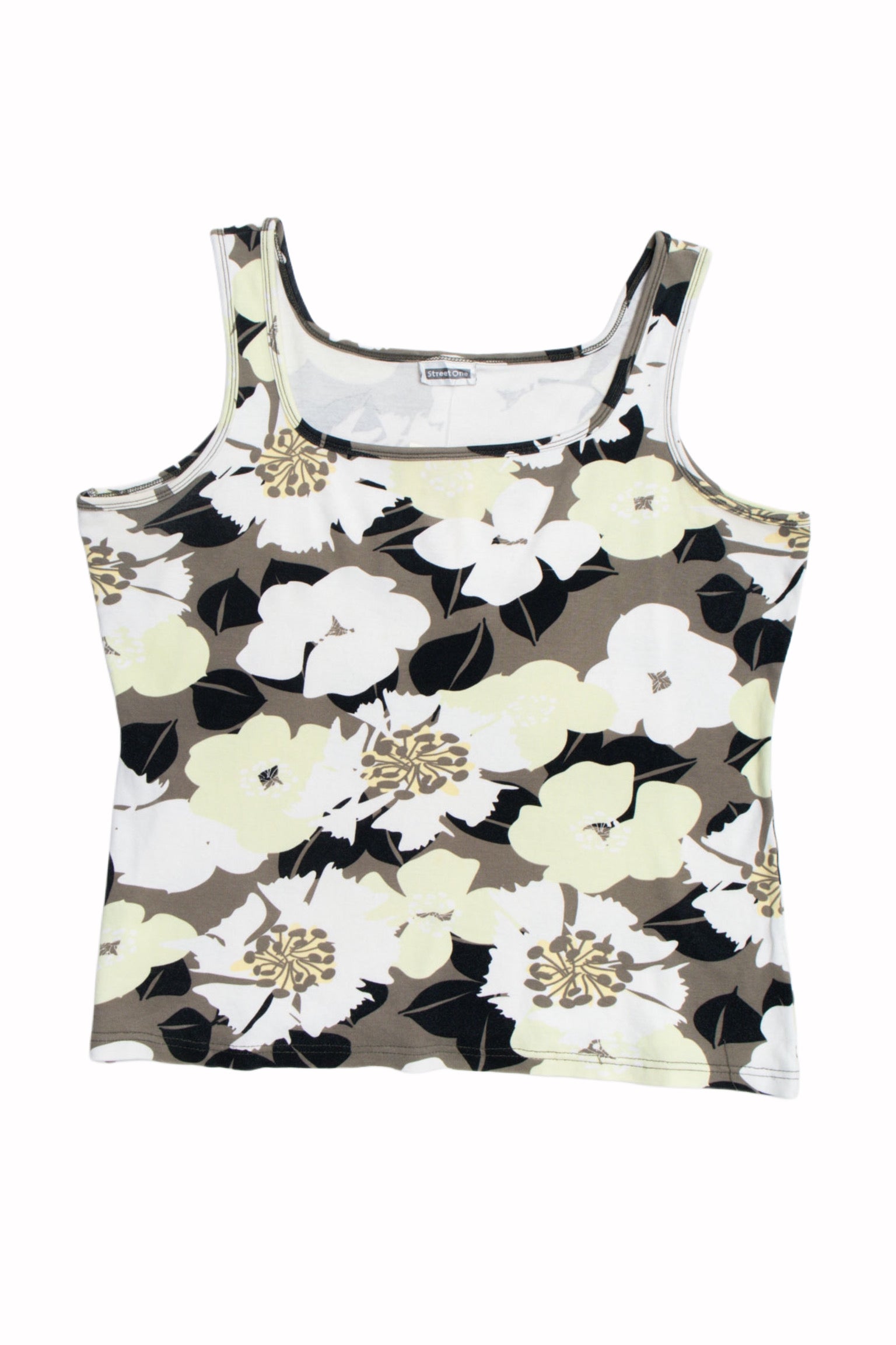 #62 Street One Floral Tank | Shes The Man | Size 12