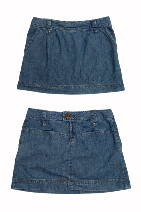 #77 East Boy Denim Skirt | Love Island | Size 10