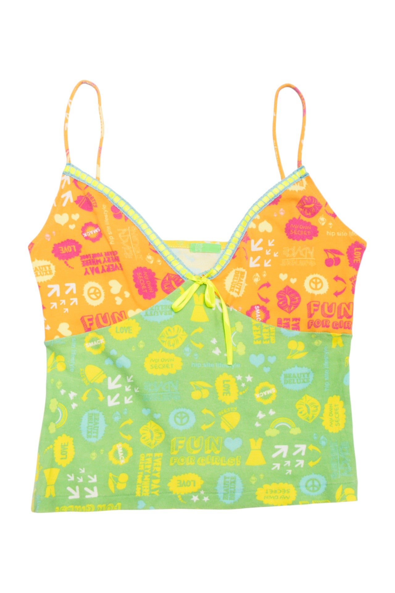 The Hip Site Cami Top Green | c. 168 | Size 8