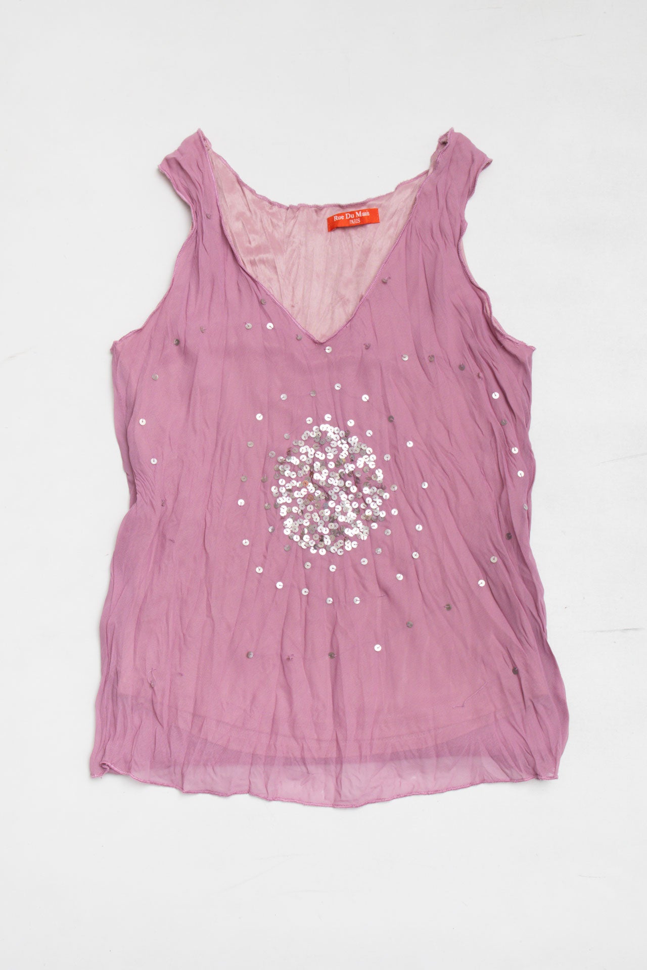 #20 Rue De Marais sheer sequin tank | Size 8