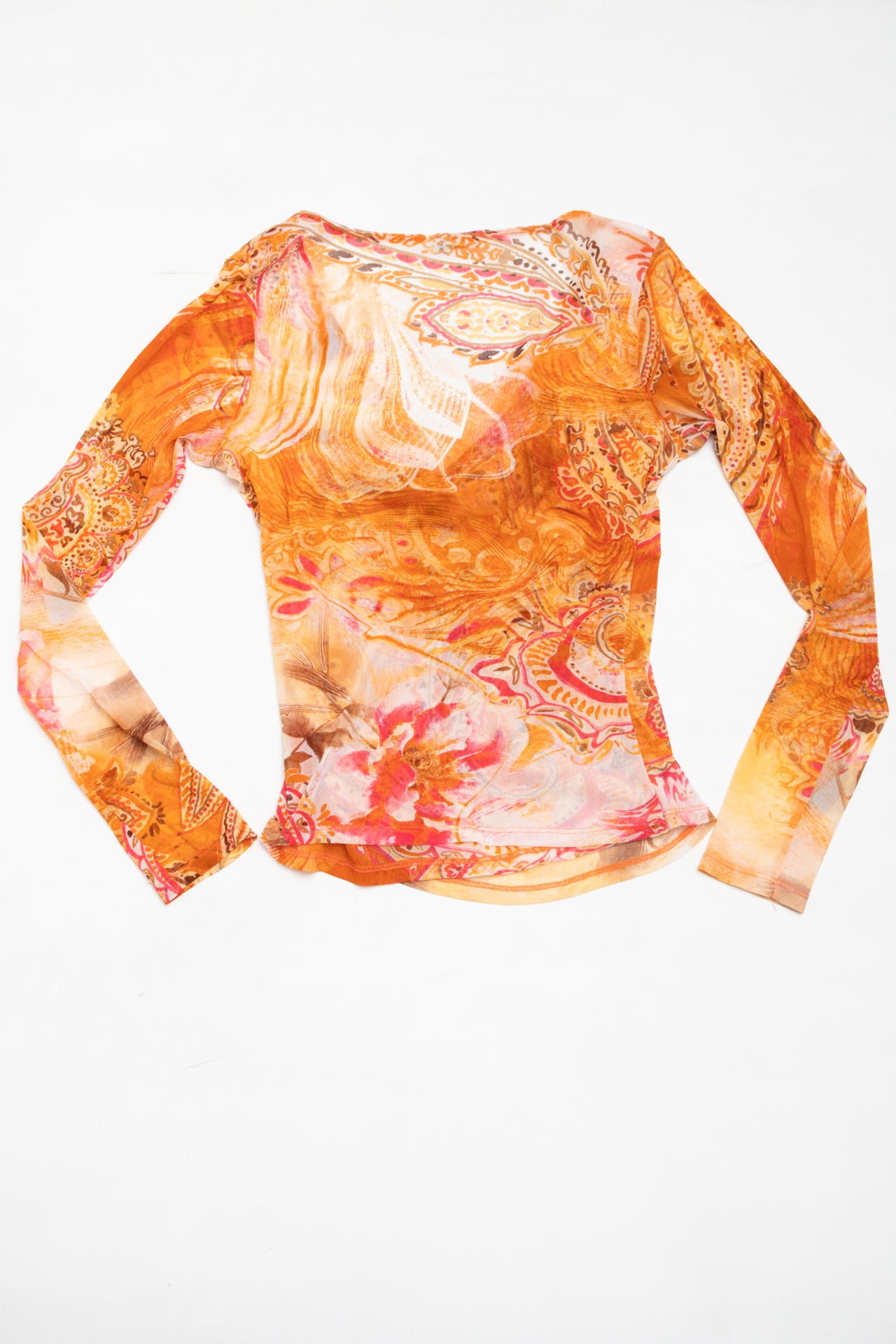 #95 Caché paisley asym top | c. 153 | size 12