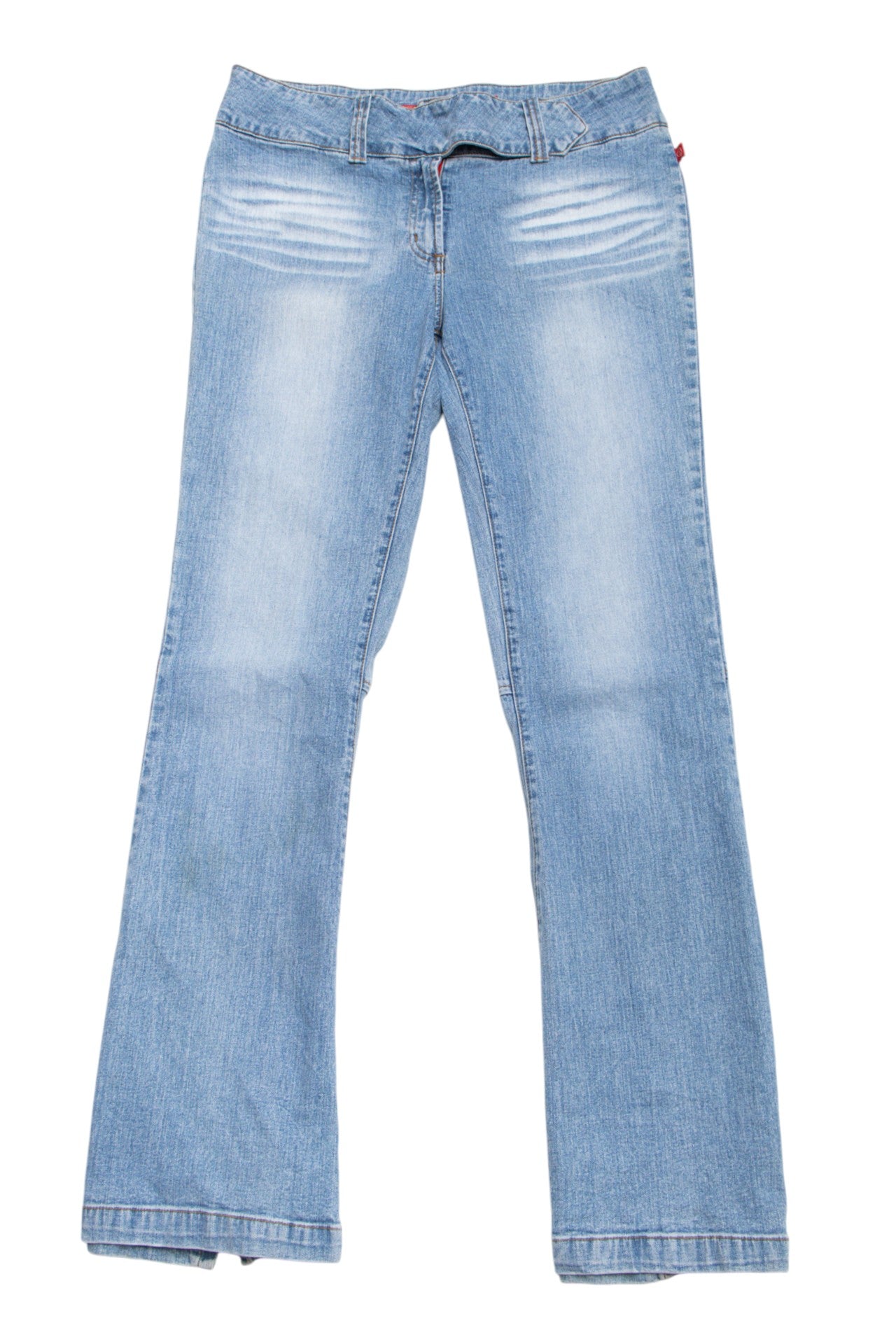 #126 Y2K Hot Kiss belted flared jeans | c. 153 | Size 12