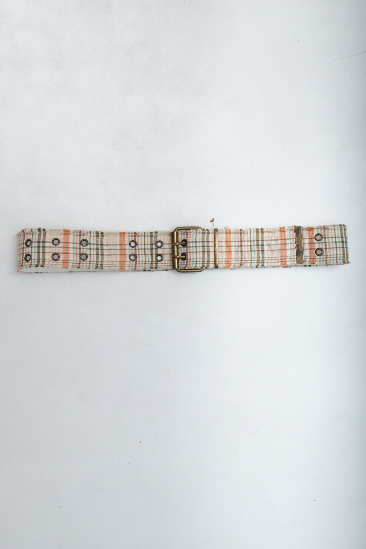 #65 Light Cotton Plaid Belt | High School Musical