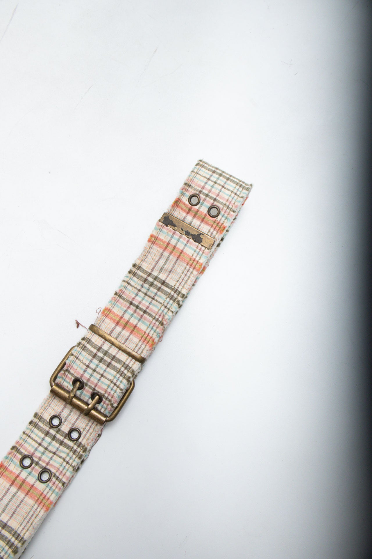 #65 Light Cotton Plaid Belt | High School Musical