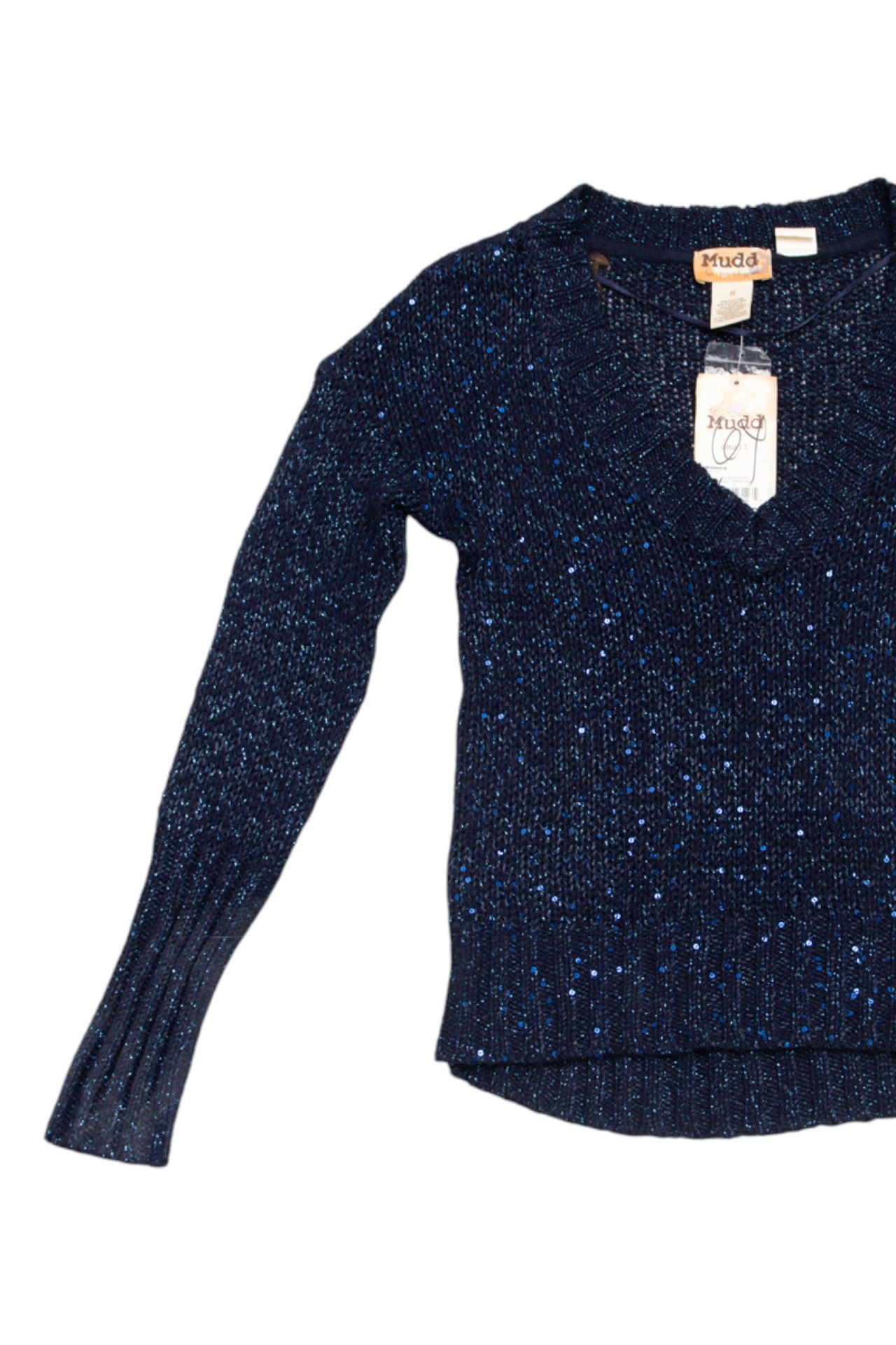#130 Deadstock Y2K Mudd sequin knit | c. 153 | Size 8