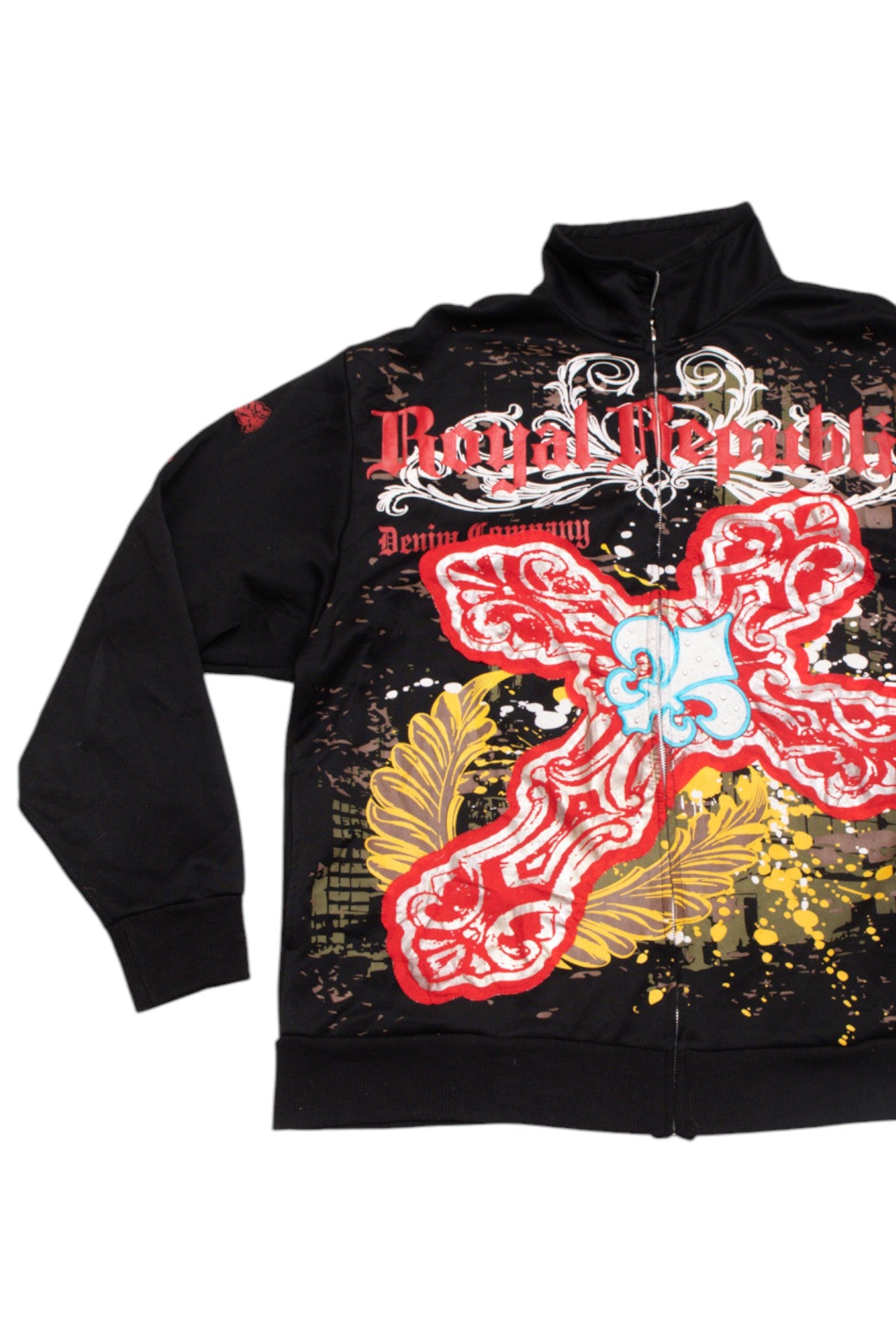 #136 Royal republic graphic print hoodie | c. 153 | Size 16