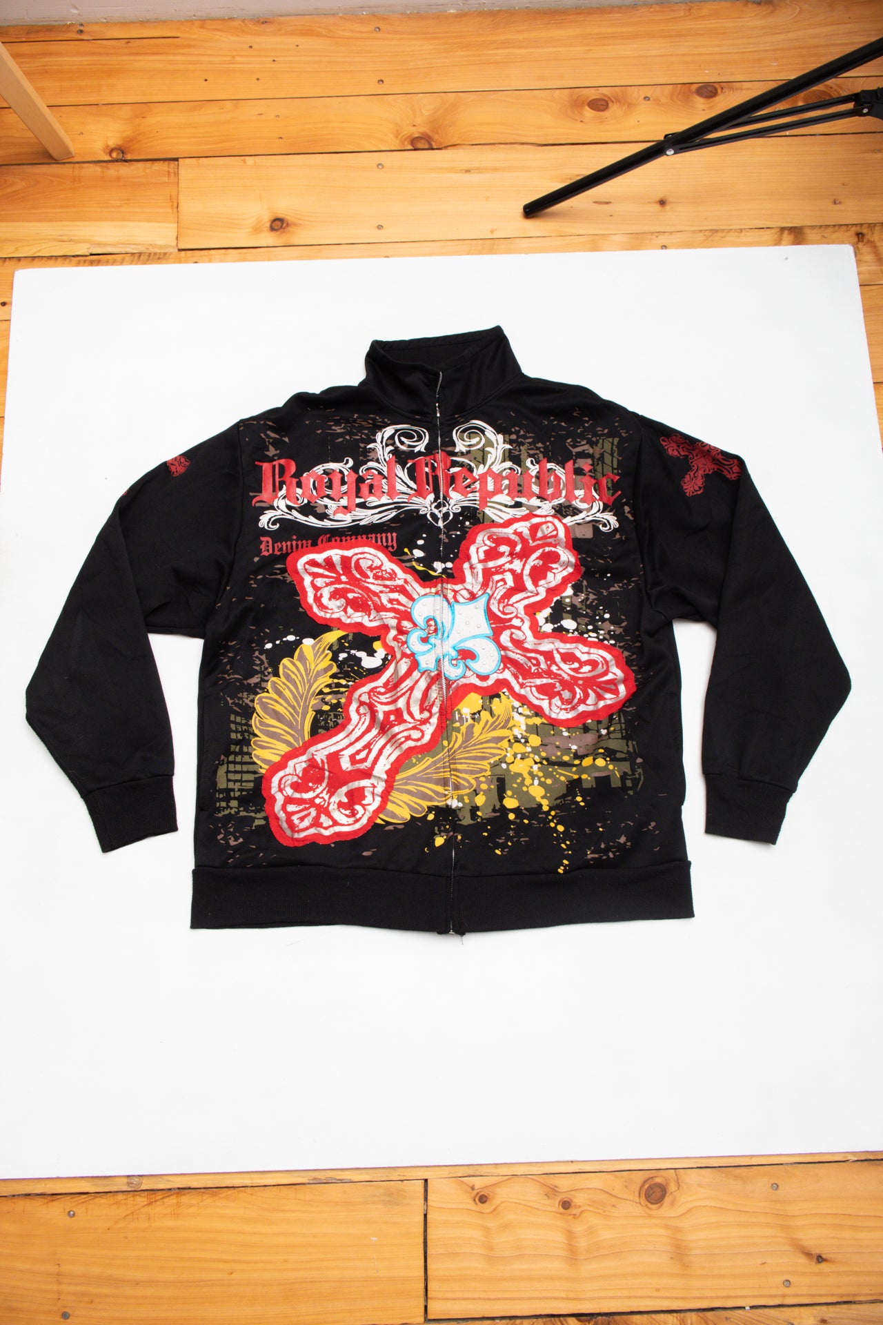 #136 Royal republic graphic print hoodie | c. 153 | Size 16