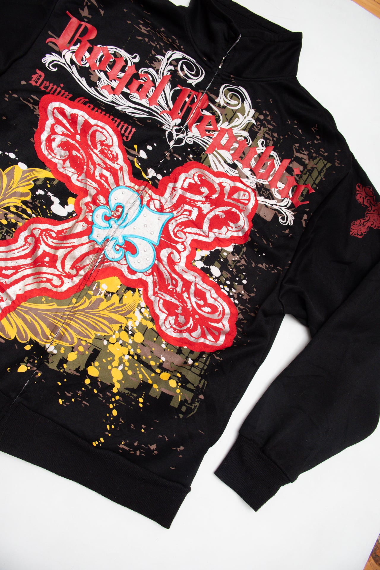 #136 Royal republic graphic print hoodie | c. 153 | Size 16
