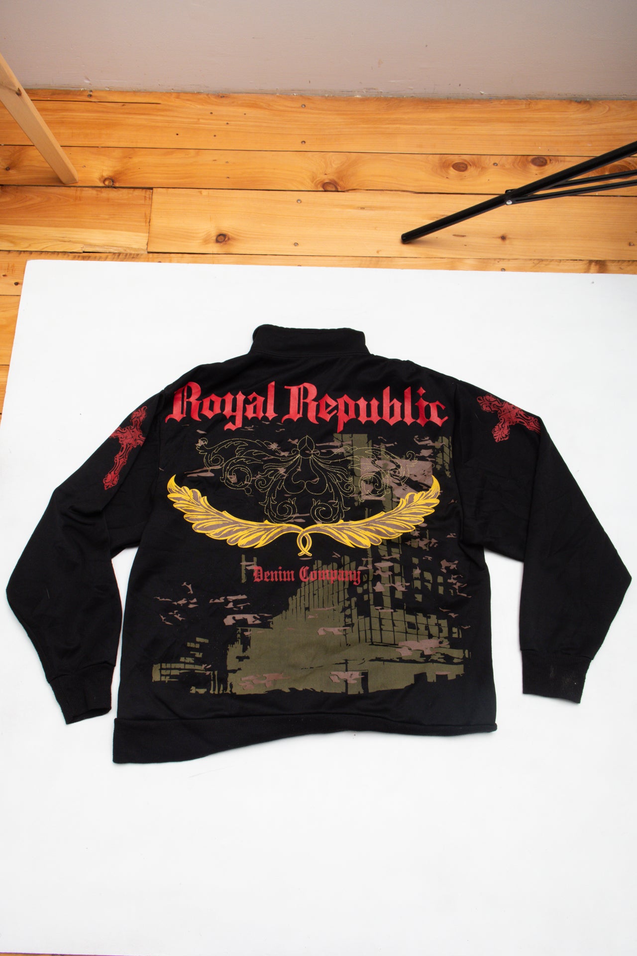 #136 Royal republic graphic print hoodie | c. 153 | Size 16