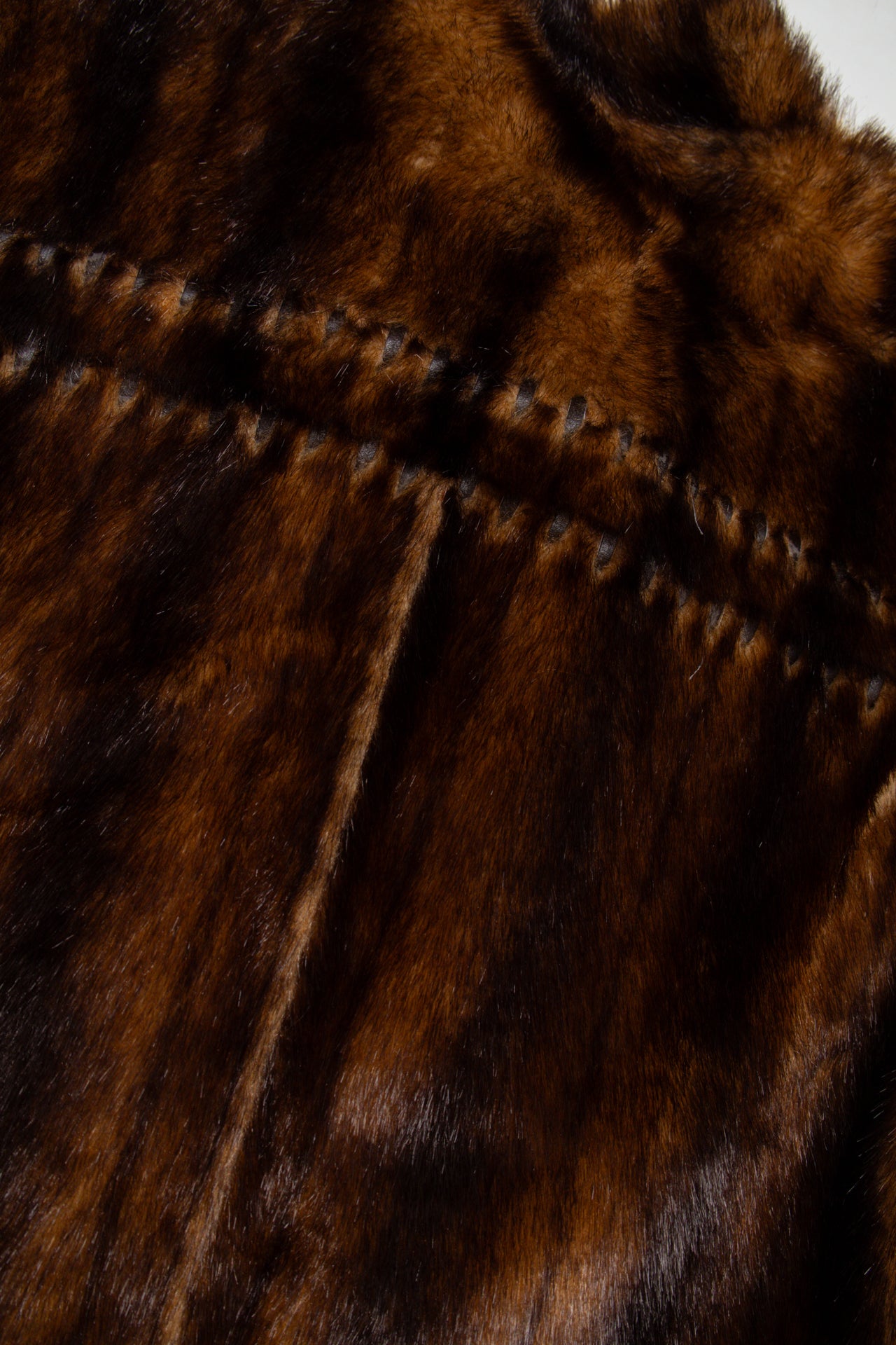 #145 Vintage Faux fur reversible coat | c. 153 | Size 8/10