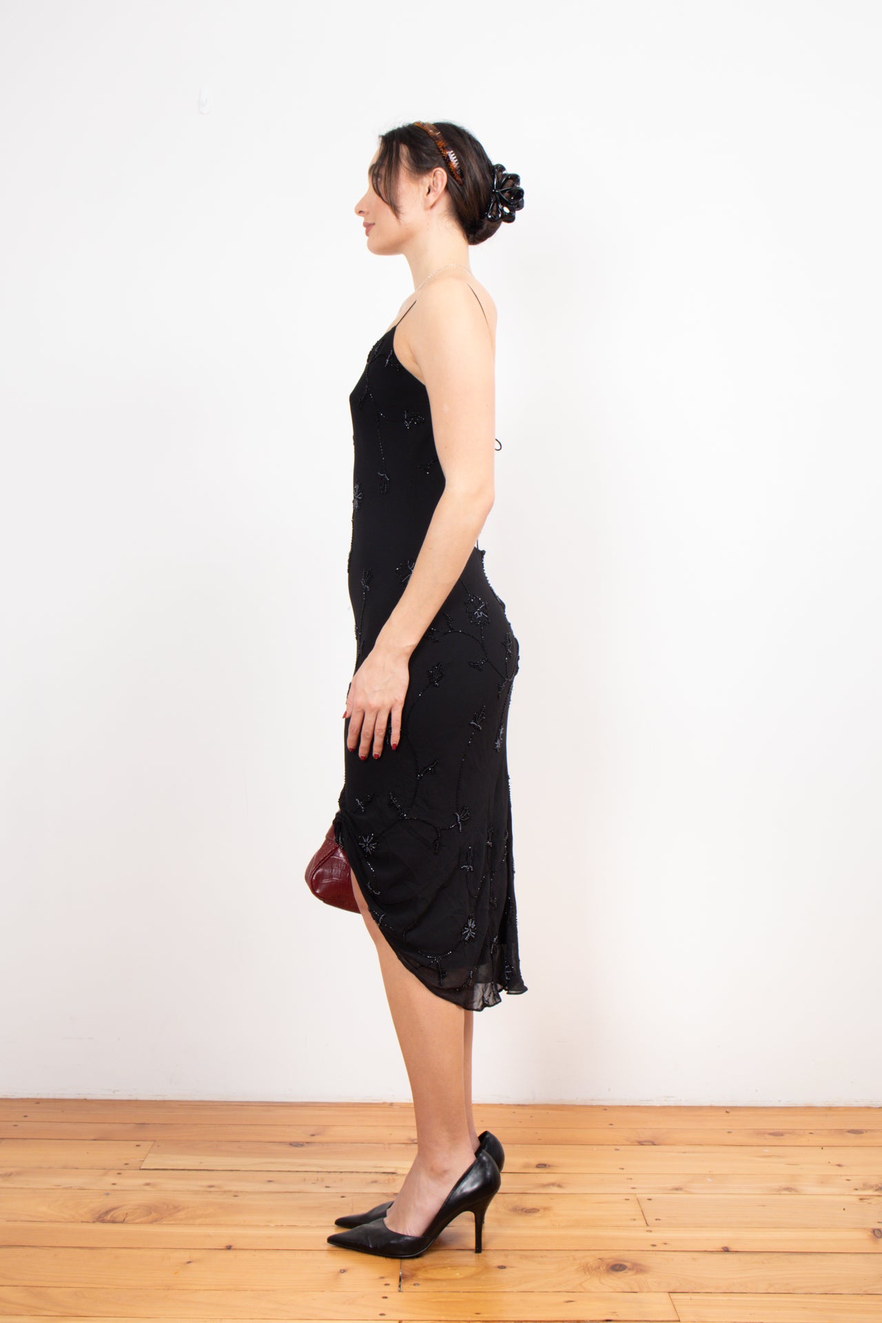 #18 La Bella Donna beaded evening dress | c. 160 | size 8