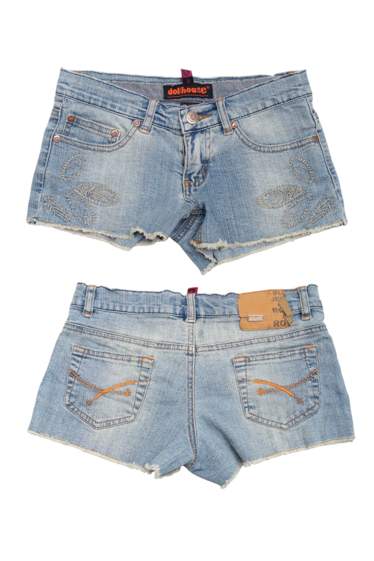 #155 Dollhouse denim micro shorts | c. 153 | Size 4