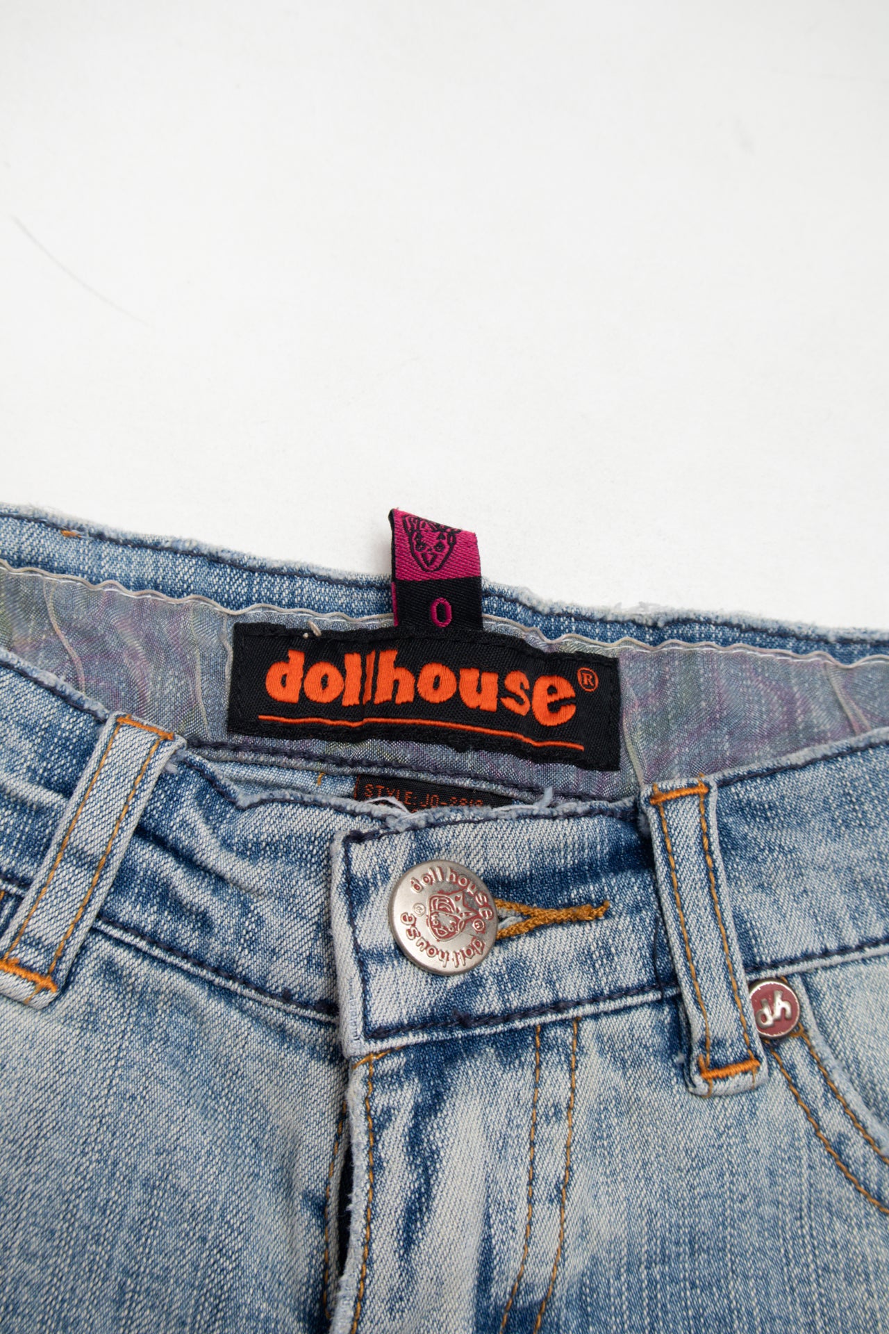 #155 Dollhouse denim micro shorts | c. 153 | Size 4