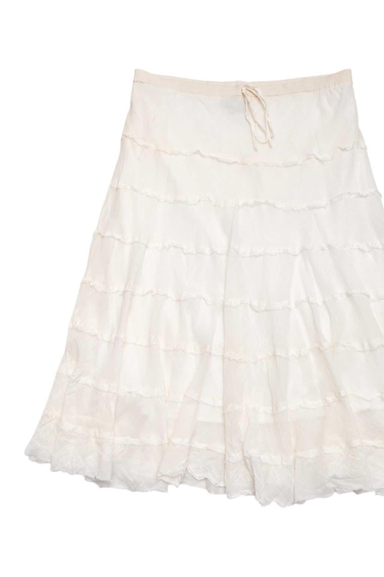 #158 Flowy cream cotton maxi | c. 153 | Size 14