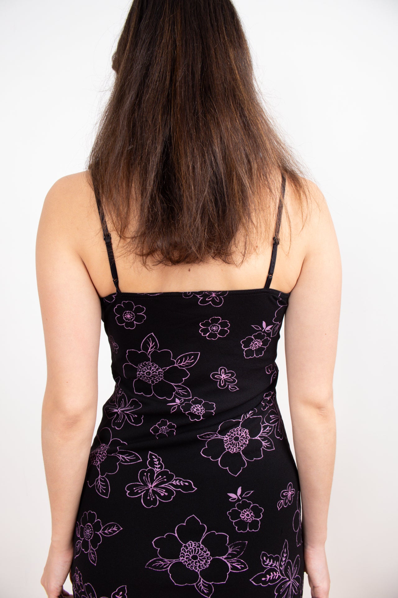 #22 Pimkie purple/black mini dress | c. 160 | size 8