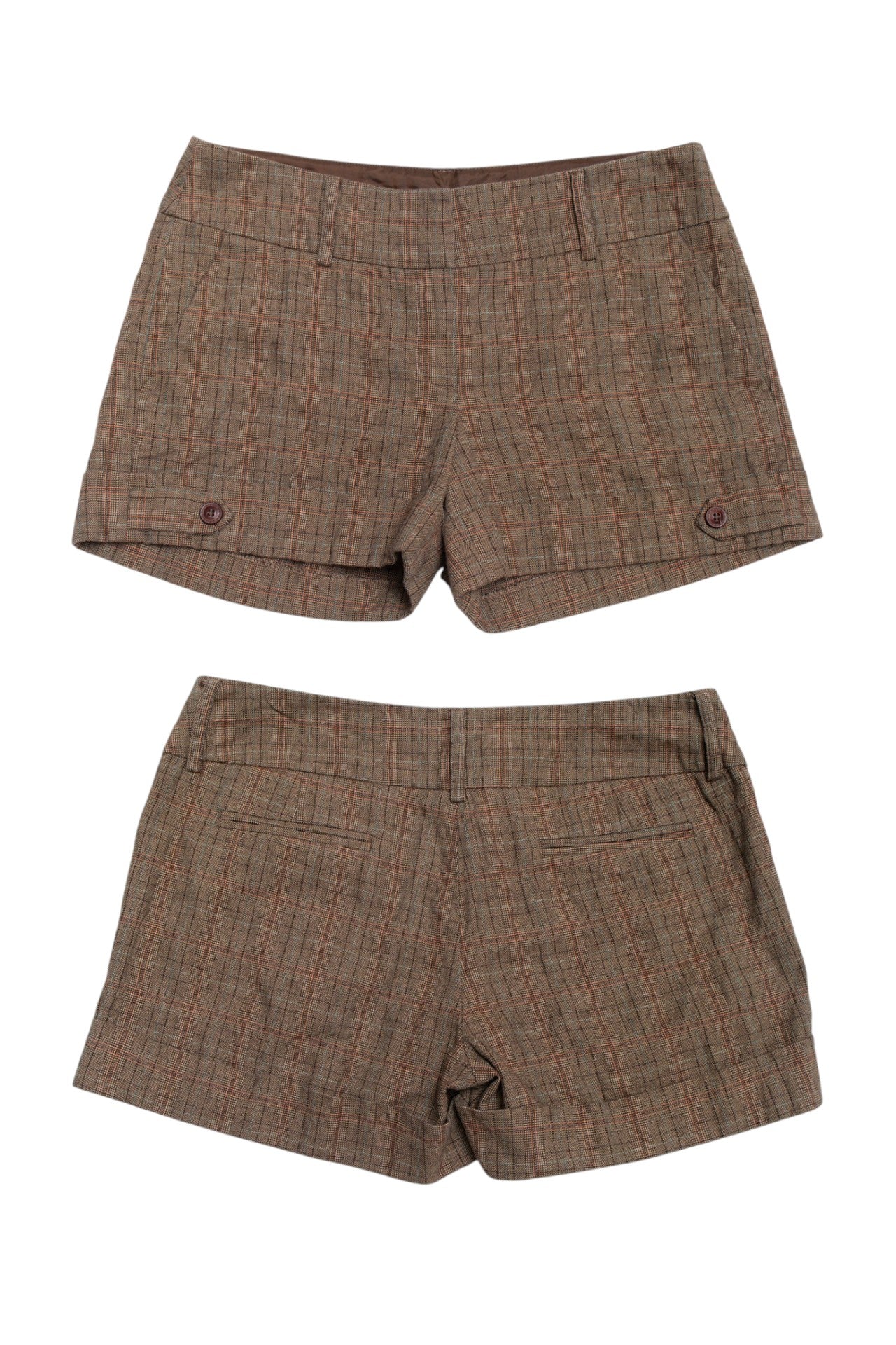#24 NAFNAFNAFNAF plaid mini shorts | c. 160 | size 8