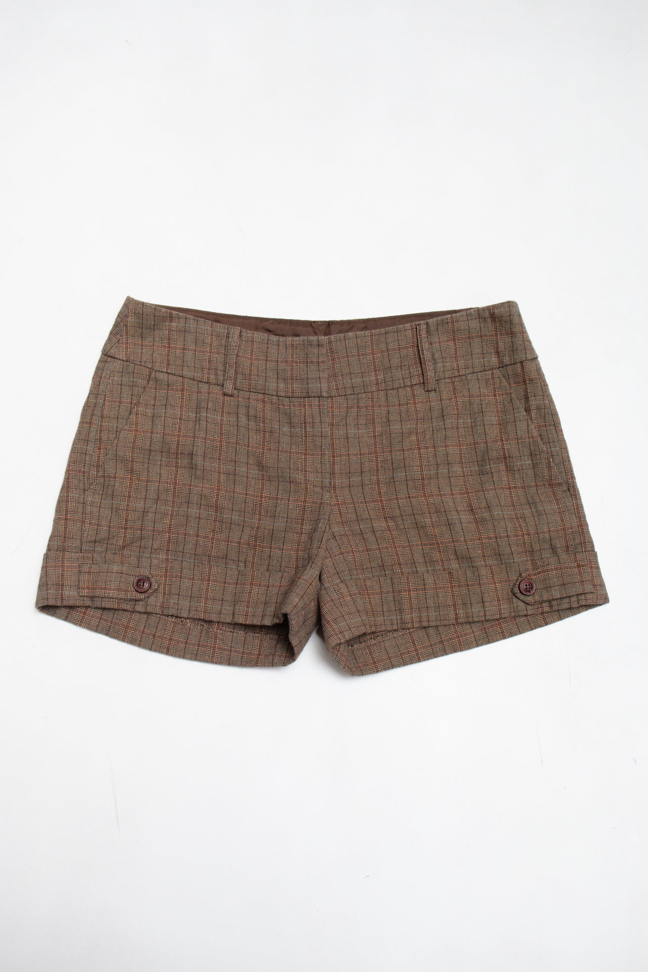 #24 NAFNAFNAFNAF plaid mini shorts | c. 160 | size 8