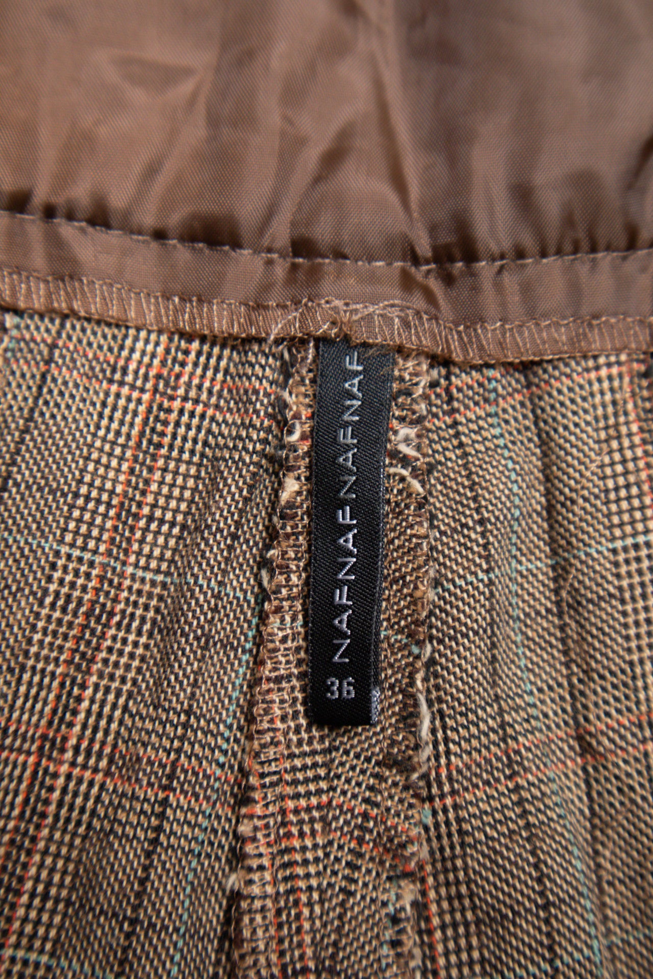#24 NAFNAFNAFNAF plaid mini shorts | c. 160 | size 8