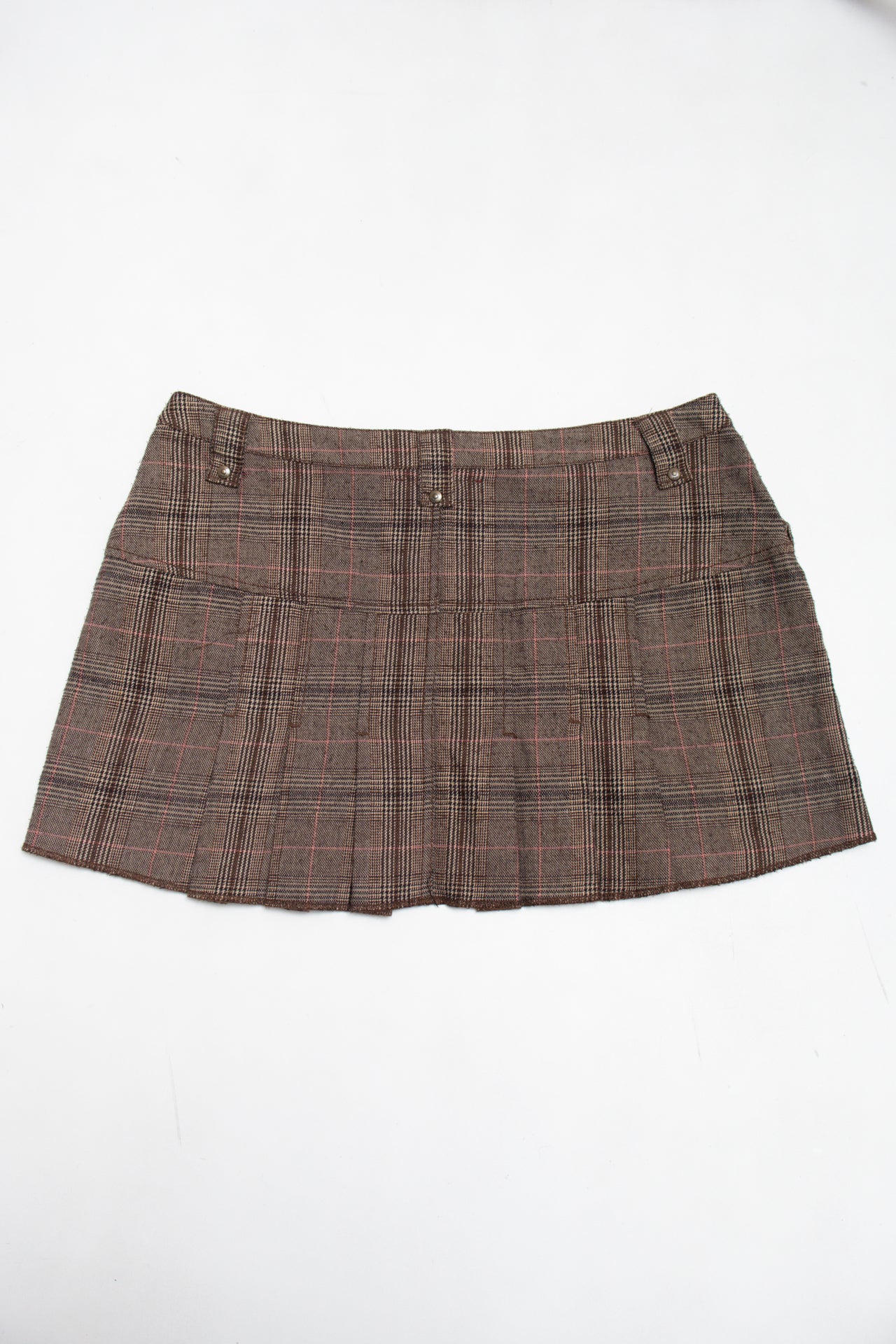 #28 EDC plaid mini skirt | c. 160 | size 8