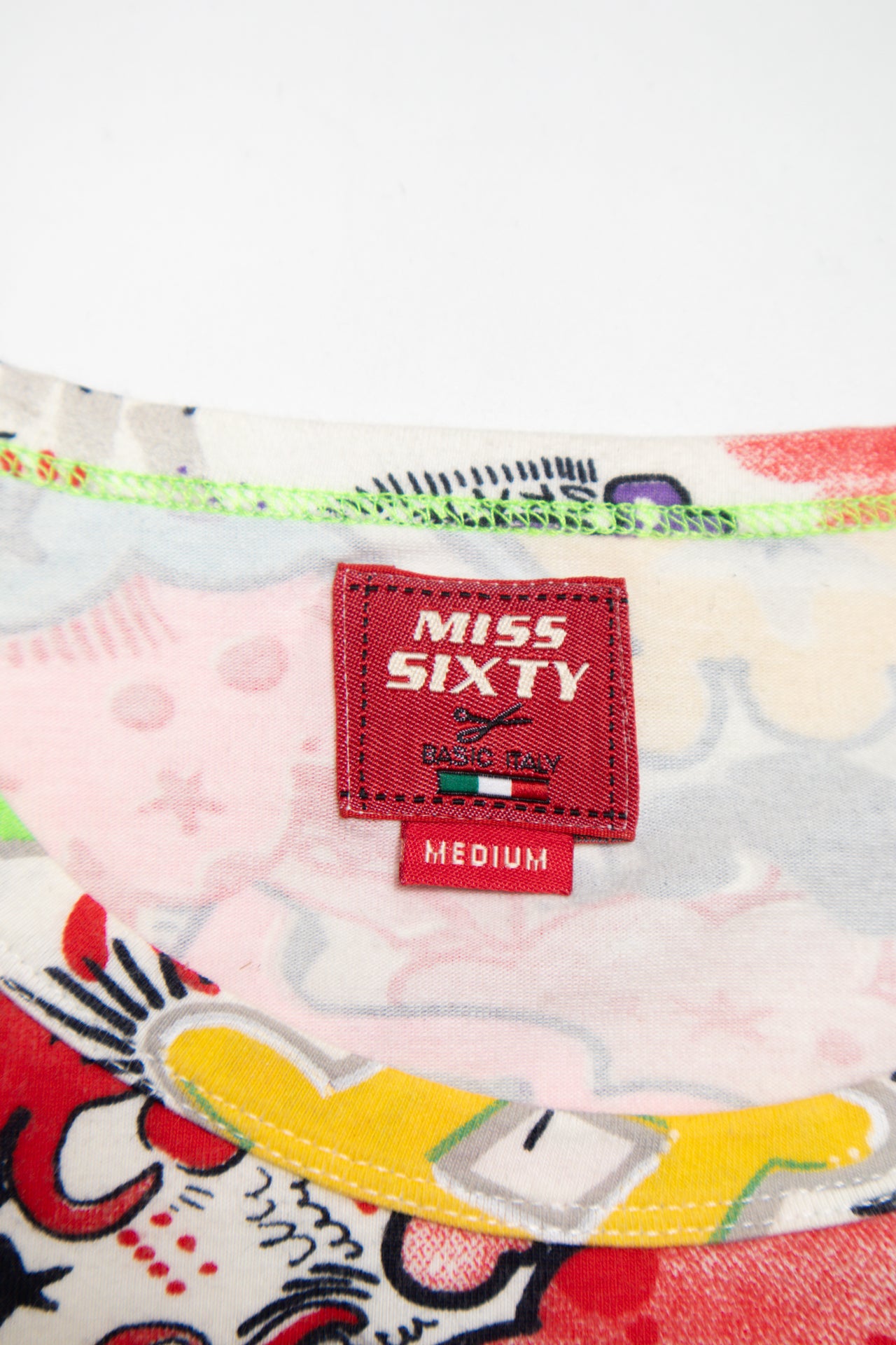 #39 Miss Sixty graffiti tee | c. 160 | size 10