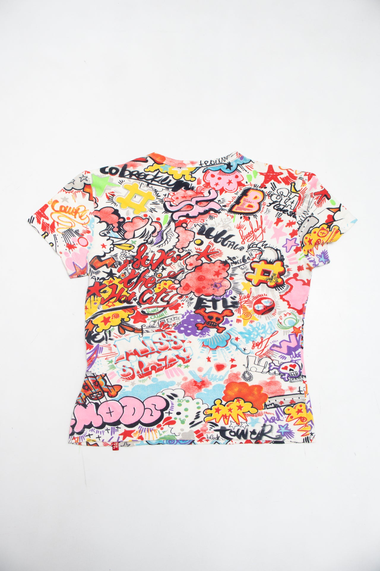 #39 Miss Sixty graffiti tee | c. 160 | size 10