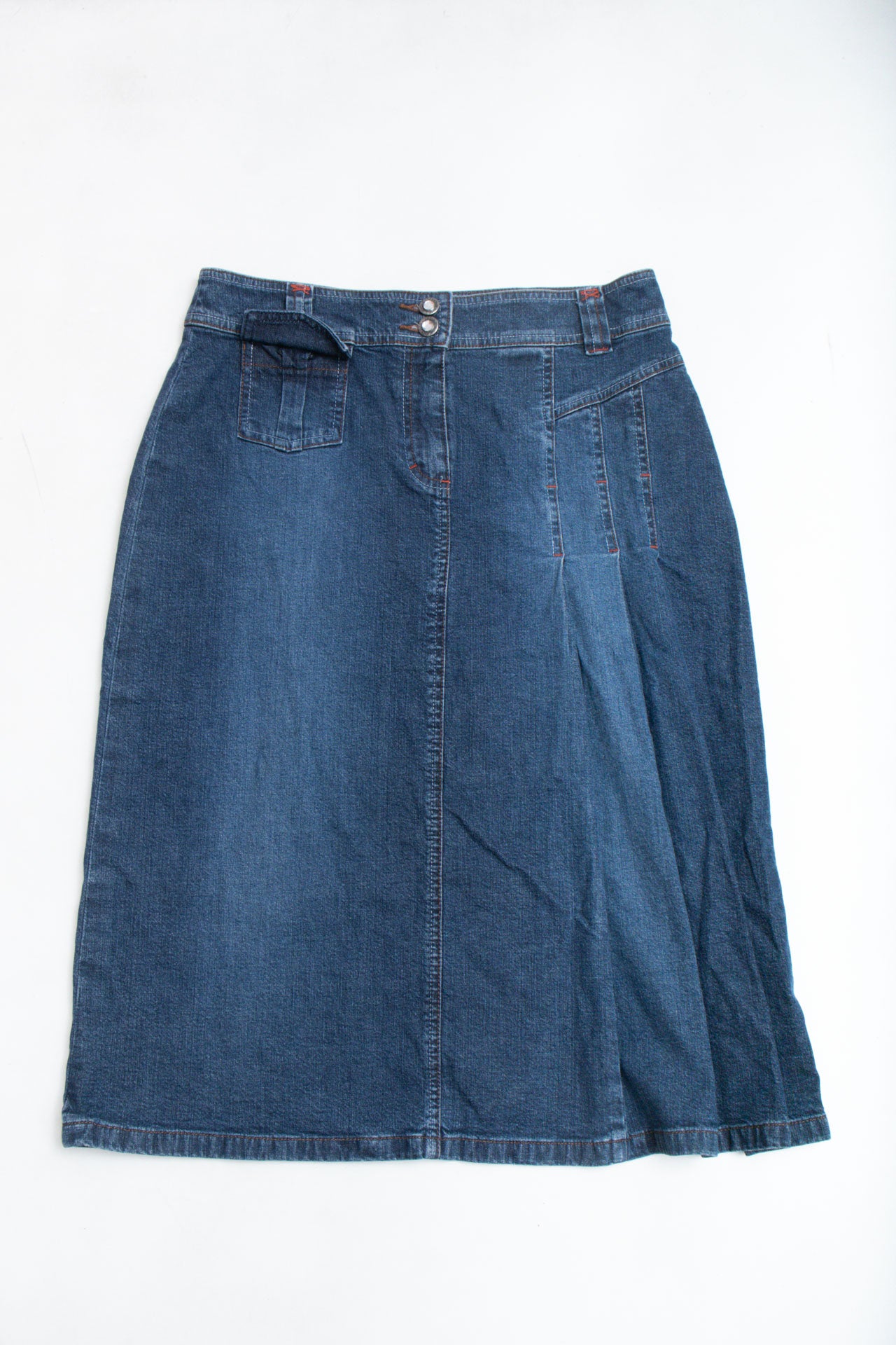 #52 Hucke Denim Midi | Wild West | Size 8