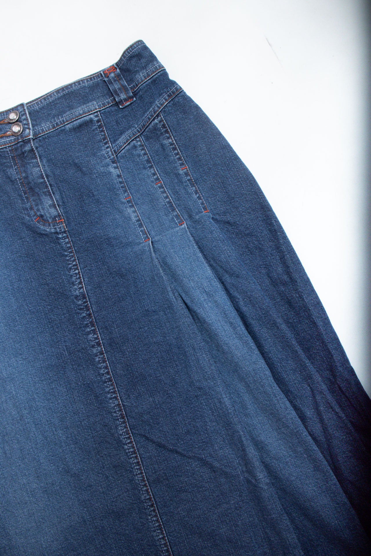 #52 Hucke Denim Midi | Wild West | Size 8