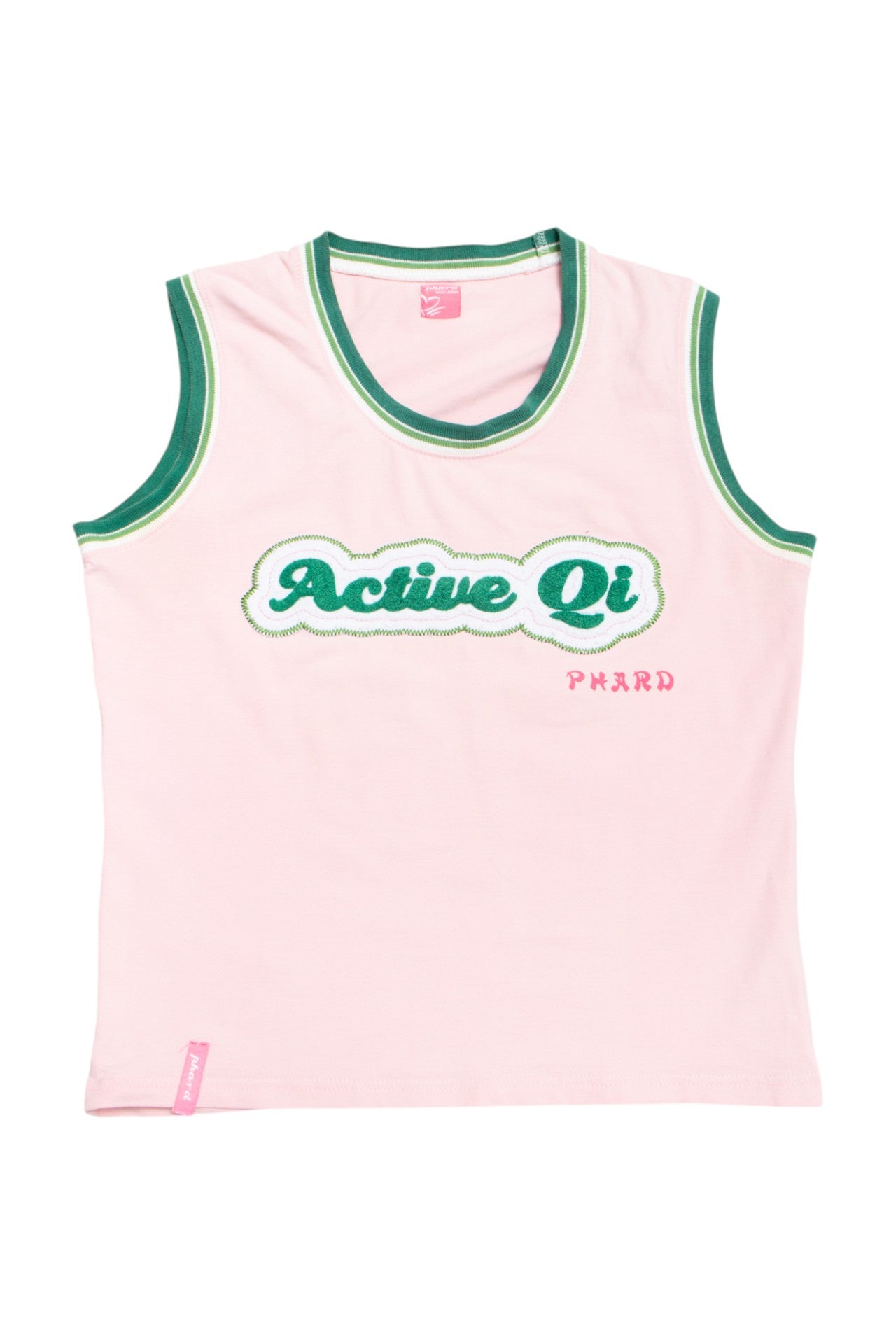 #52 Phard active qi green\pink tank | c. 160 | size 10