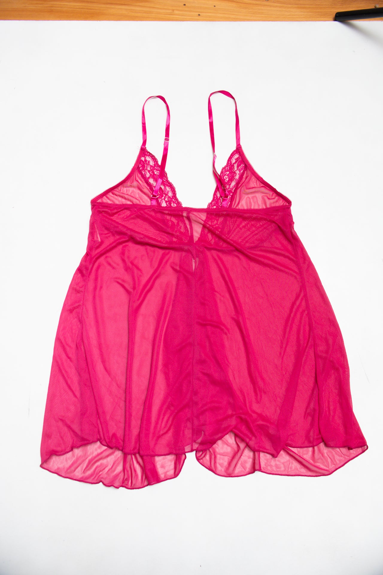 #65 U.S.A. pink lace rhinestone cami | c. 160 | size 12