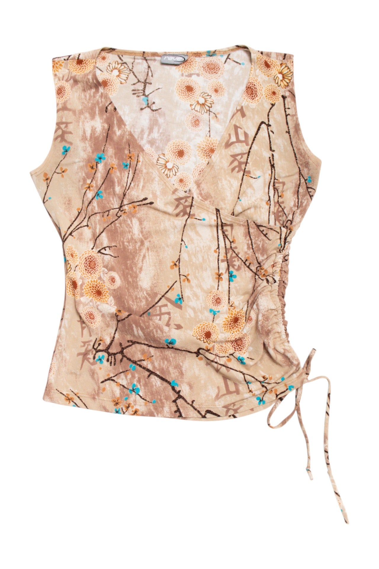 #67 Rave ruched floral top | c. 160 | size 10