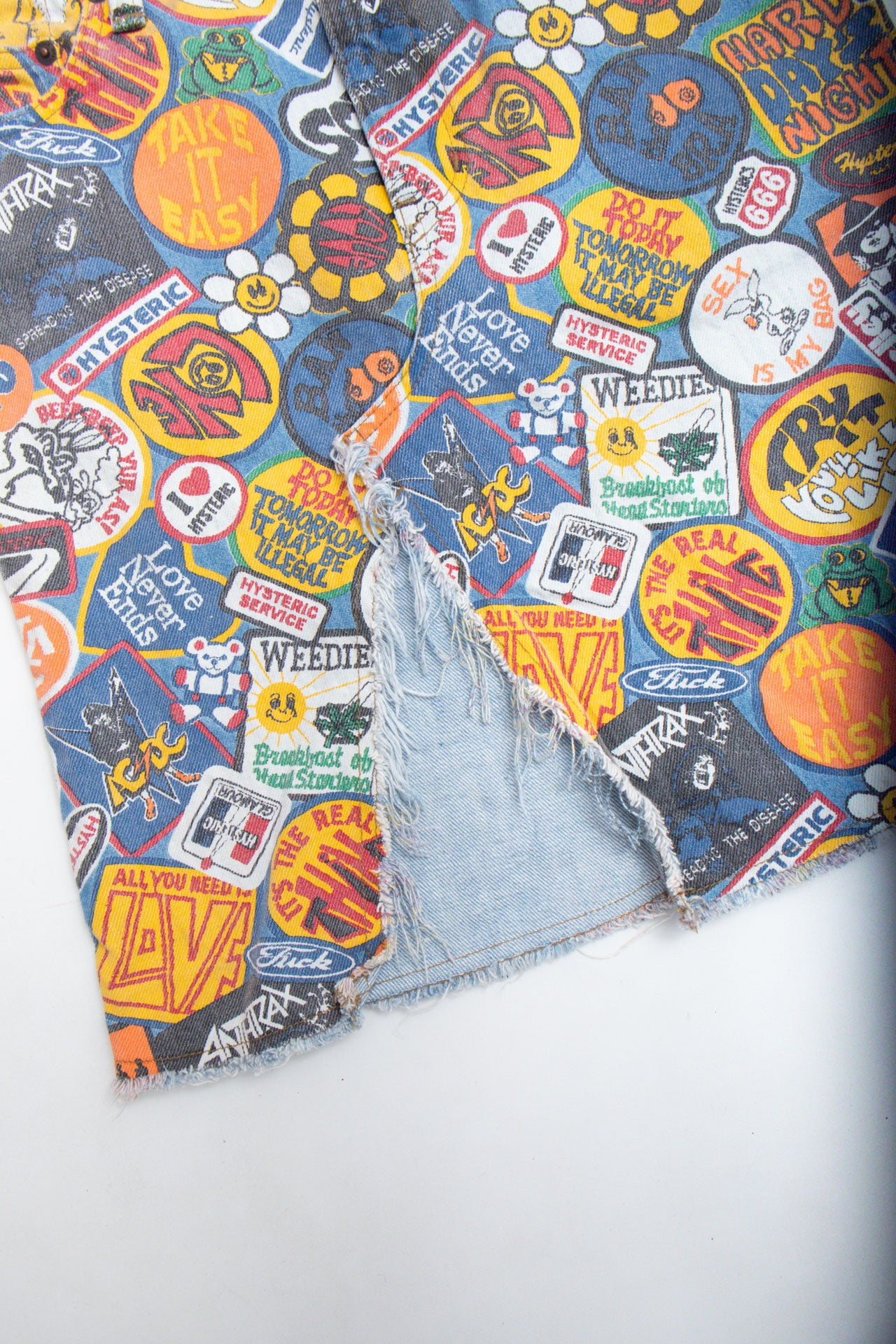 #66 Hysteric Graphic Skirt | Wild West | Size 6