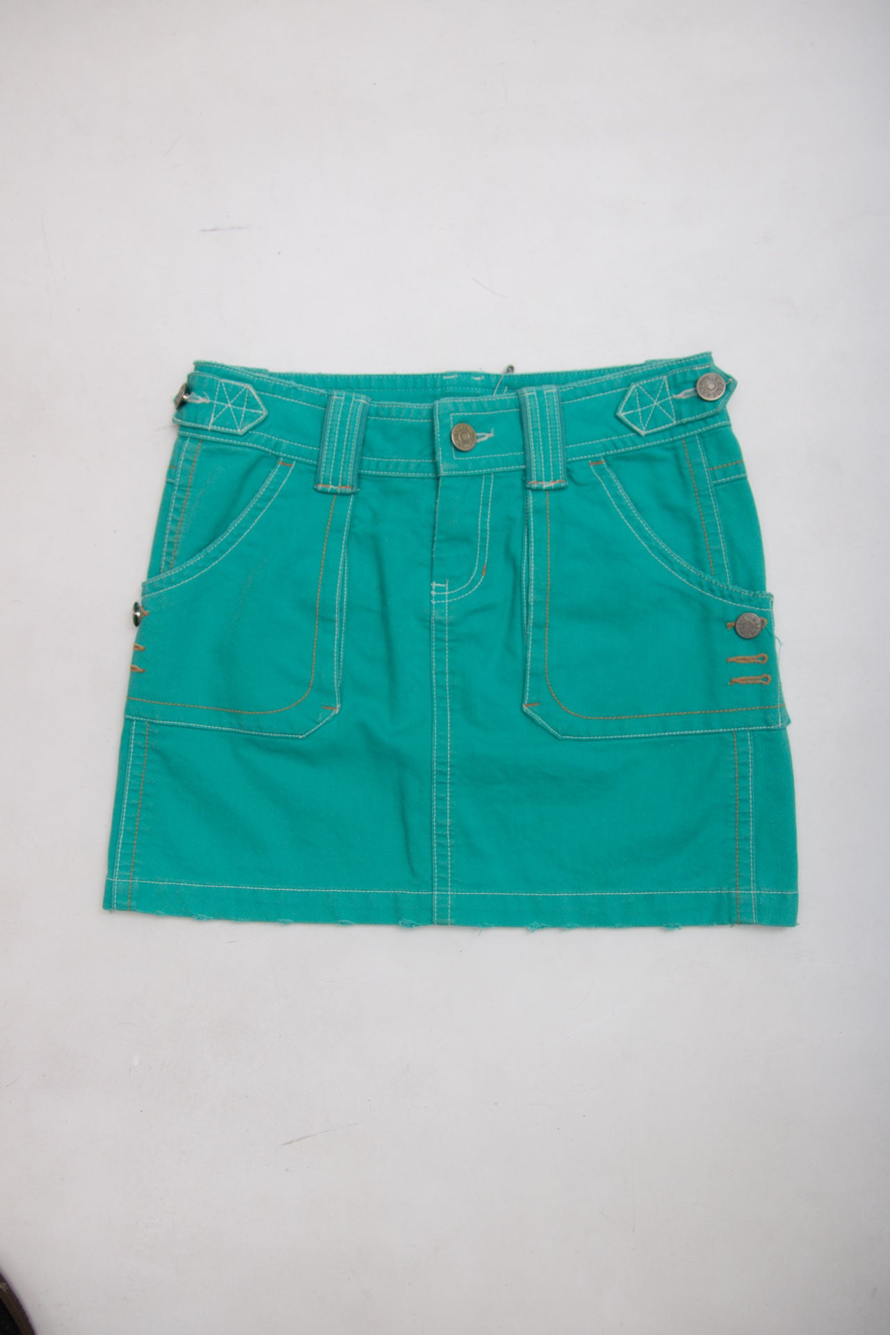 #48 Ngene Mini Skirt | Rainbow | Size 8