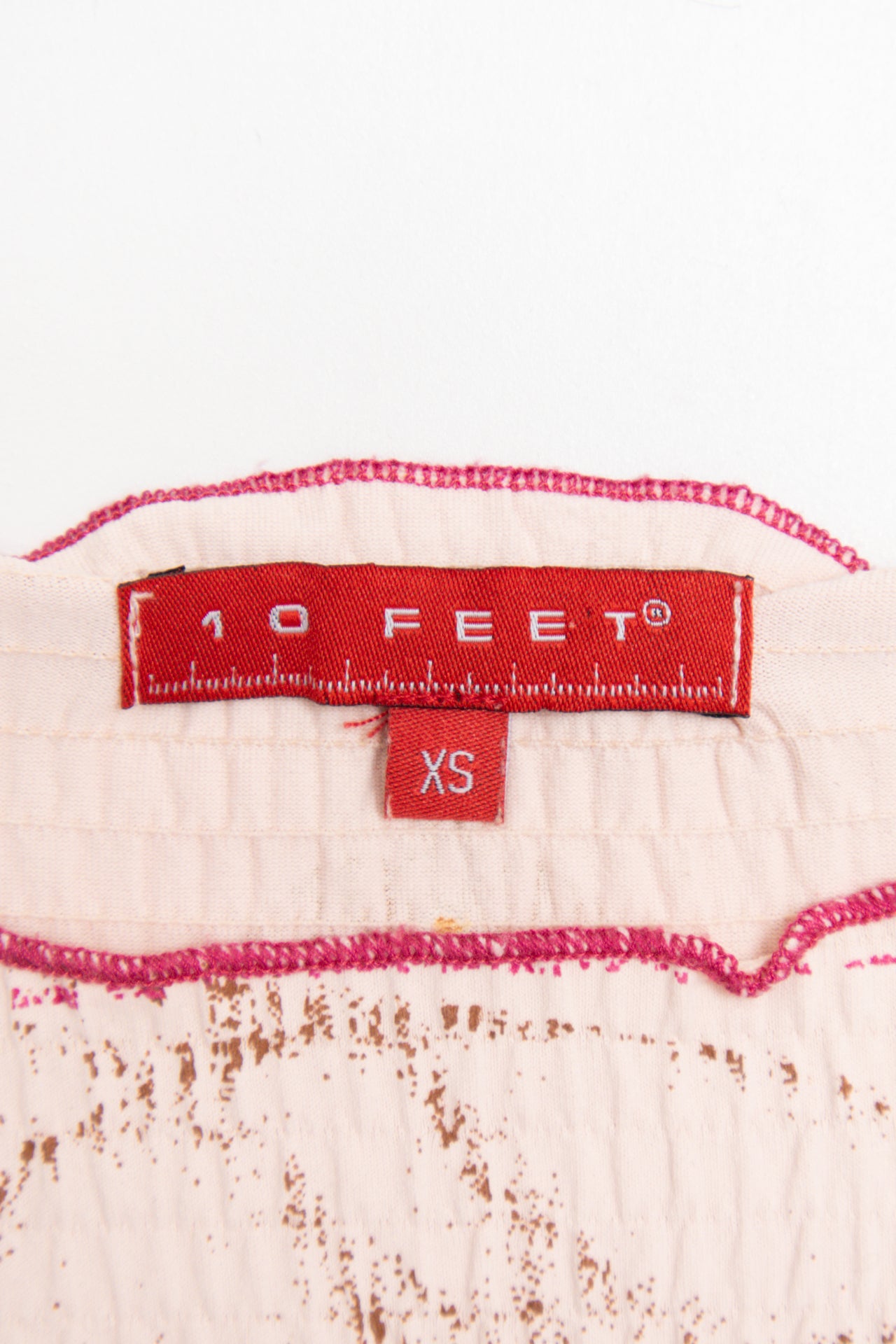 #69 10 Feet graphic print princess core top | c. 160 | size 14