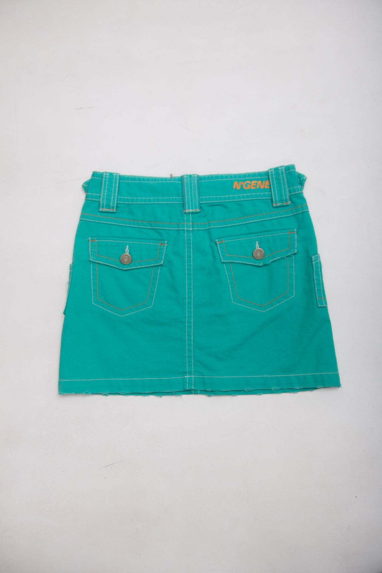 #48 Ngene Mini Skirt | Rainbow | Size 8