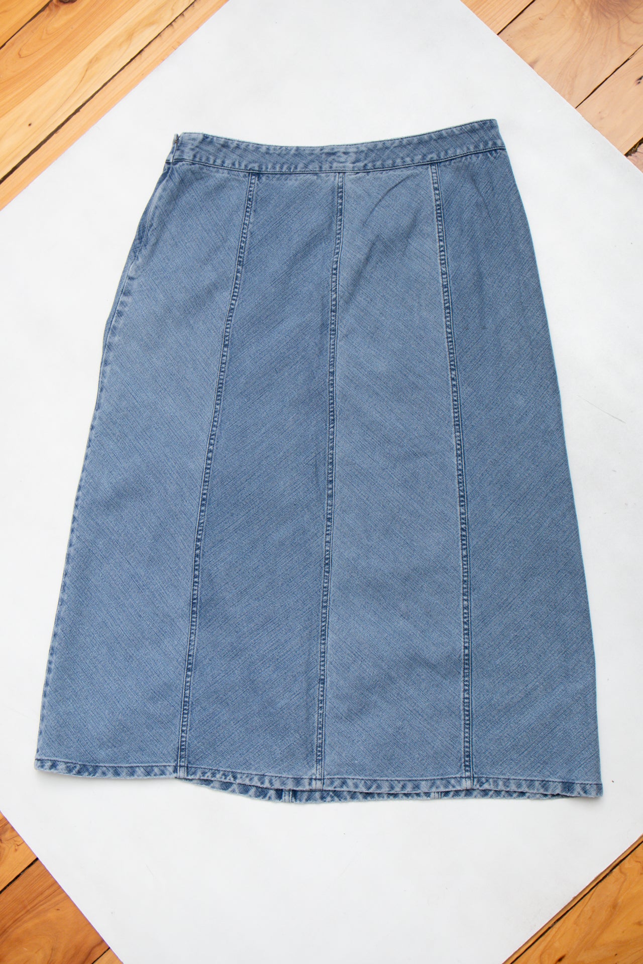 #98 Covington light-wash denim maxi | Size 16