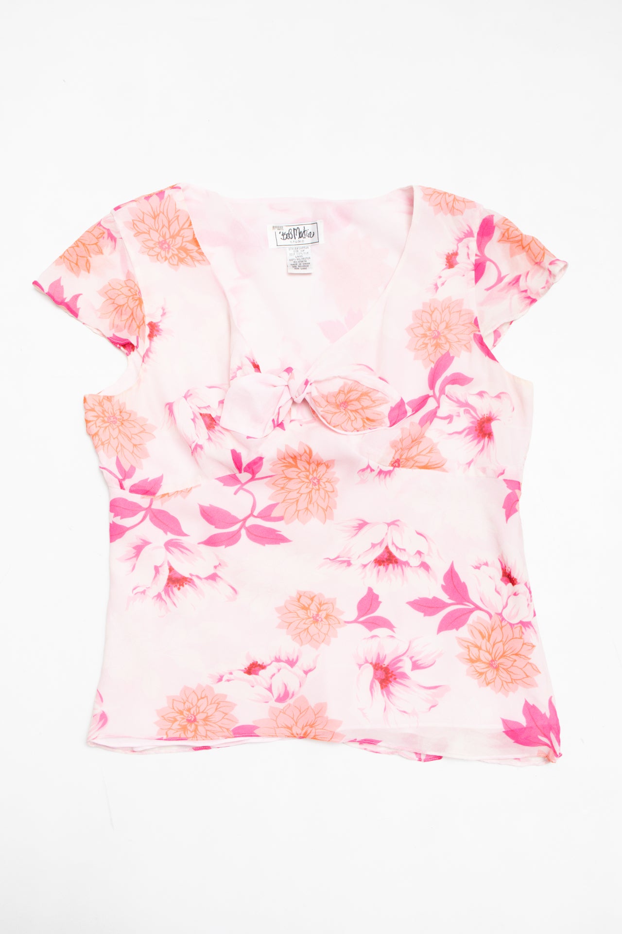 #76 Boo Makie pink floral top | c. 160 | size 10