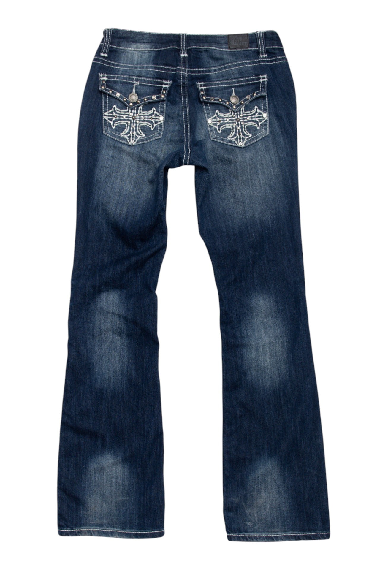 #197 Love Nation Cross Pocket Jeans | c. 153 | Size 10
