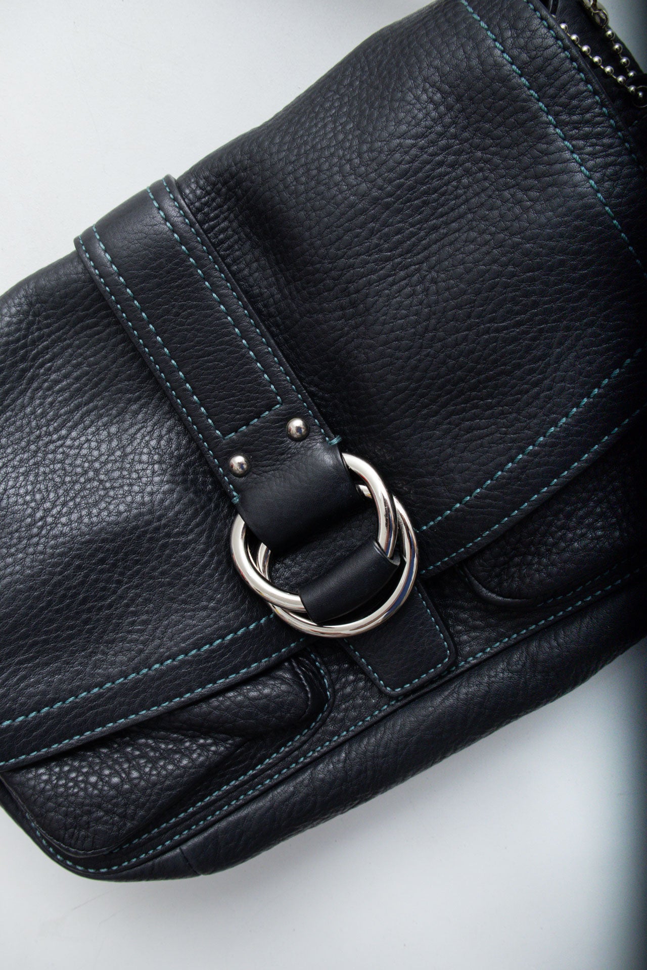 #87 Black O-Ring Coach Bag | Wild West