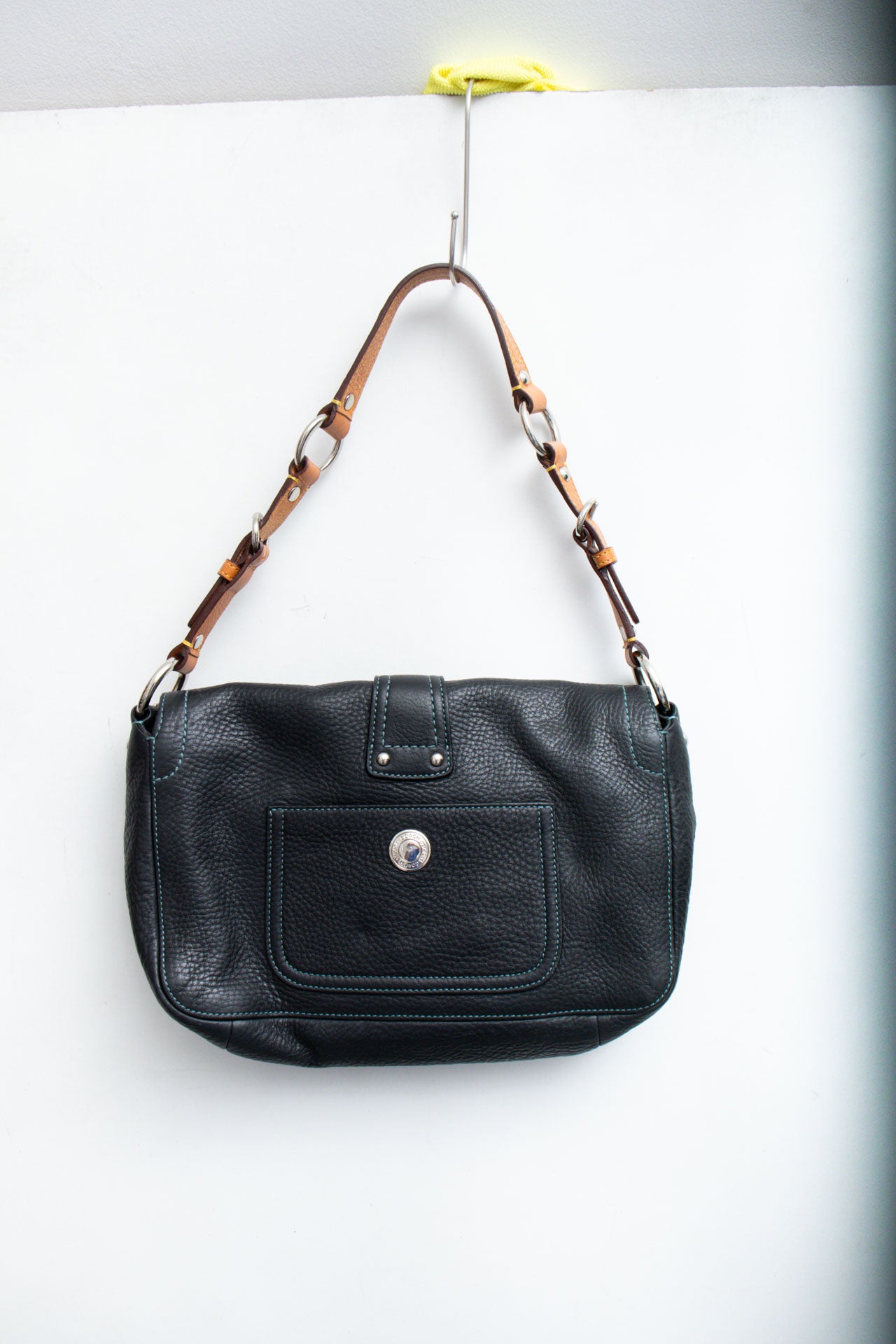 #87 Black O-Ring Coach Bag | Wild West