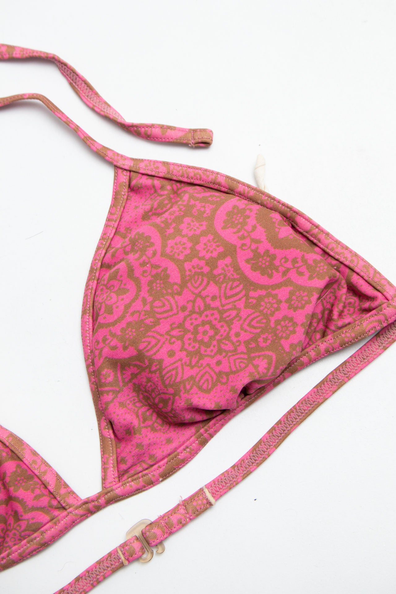 #05 Pink and Brown Bikini Top | Slutty Szn | Size 4