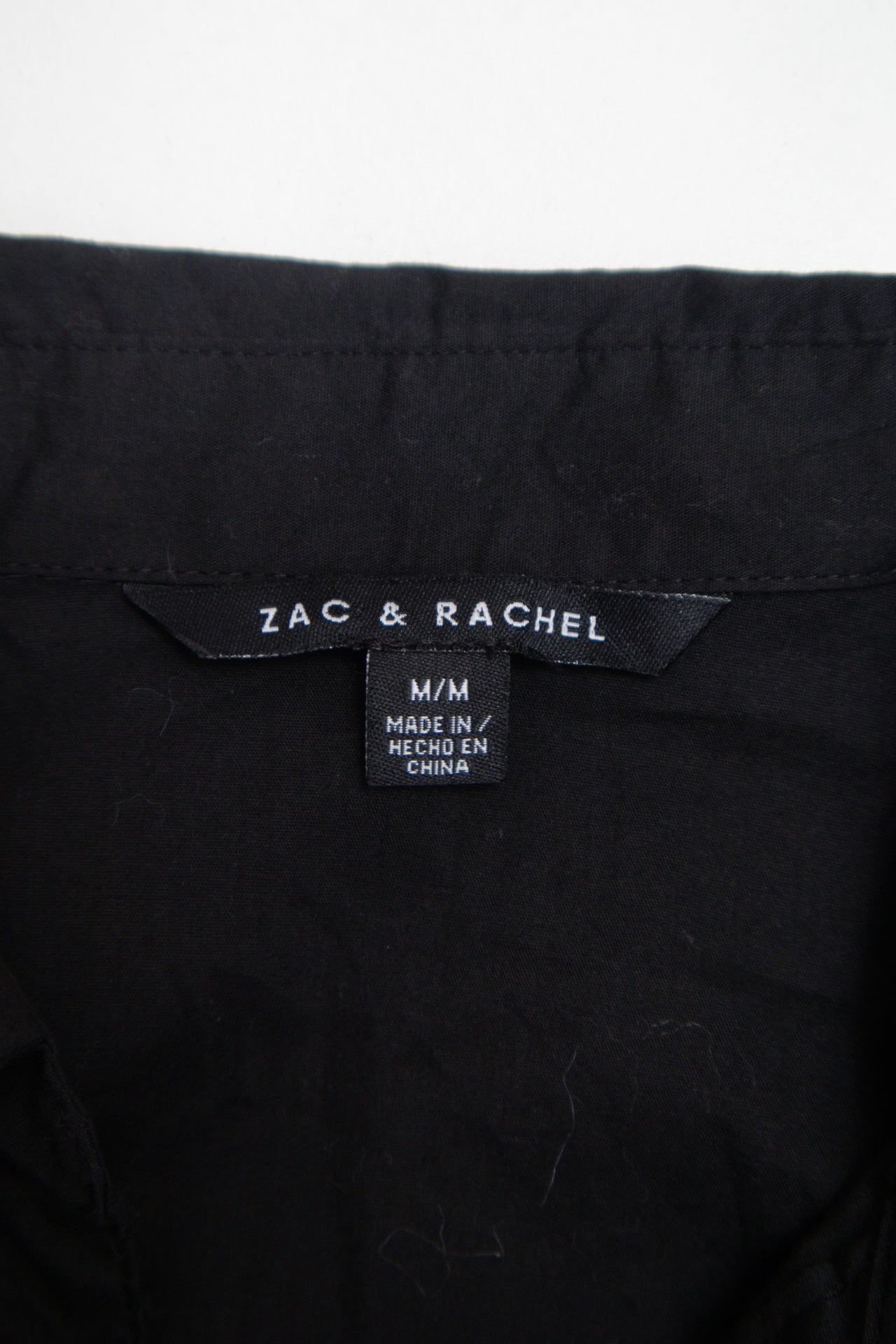 #103 Zac & Rachel black pleated blouse | c. 160 | size 10