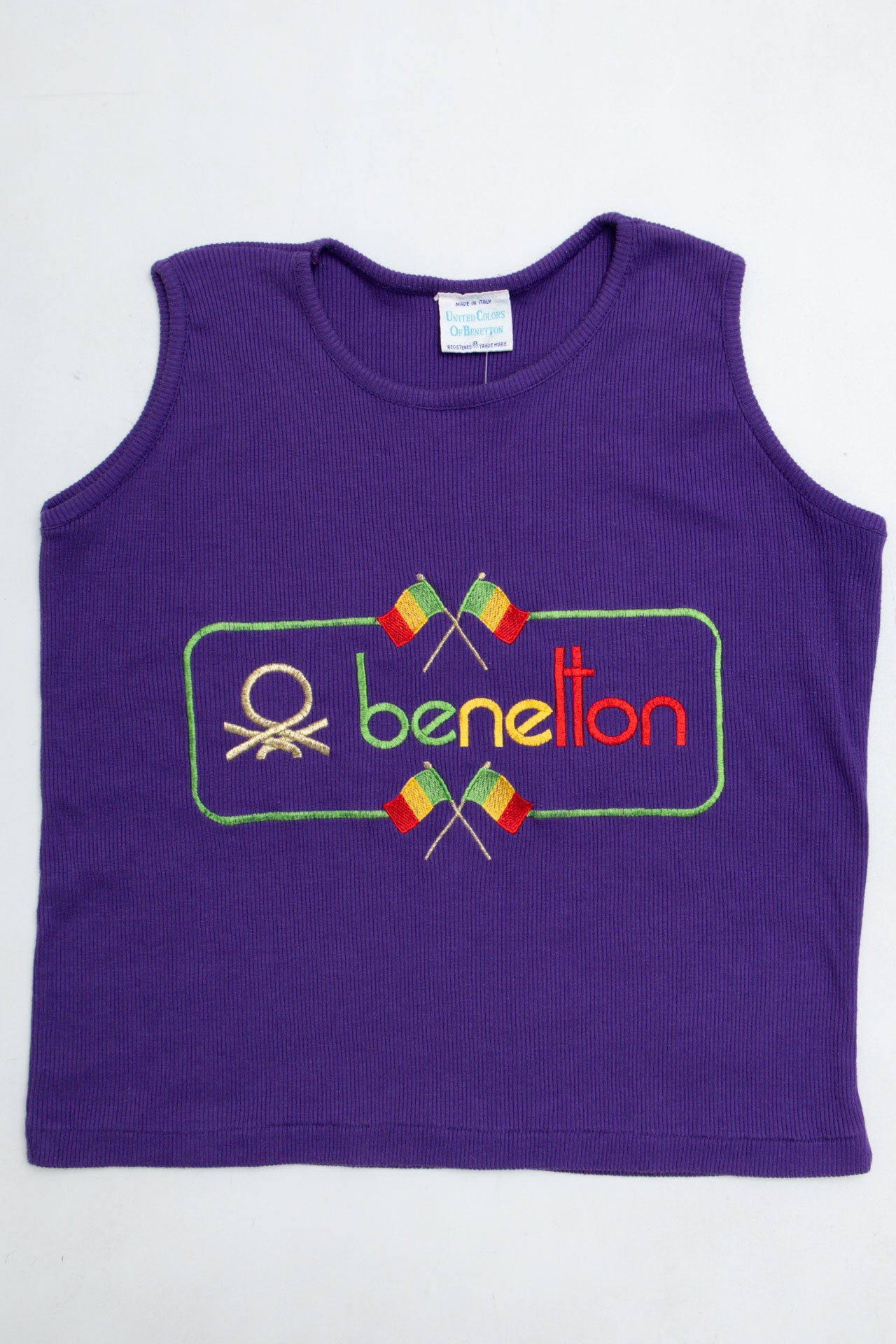 #09 Purple Benetton Tank | Emma At The Olympics | Size 14