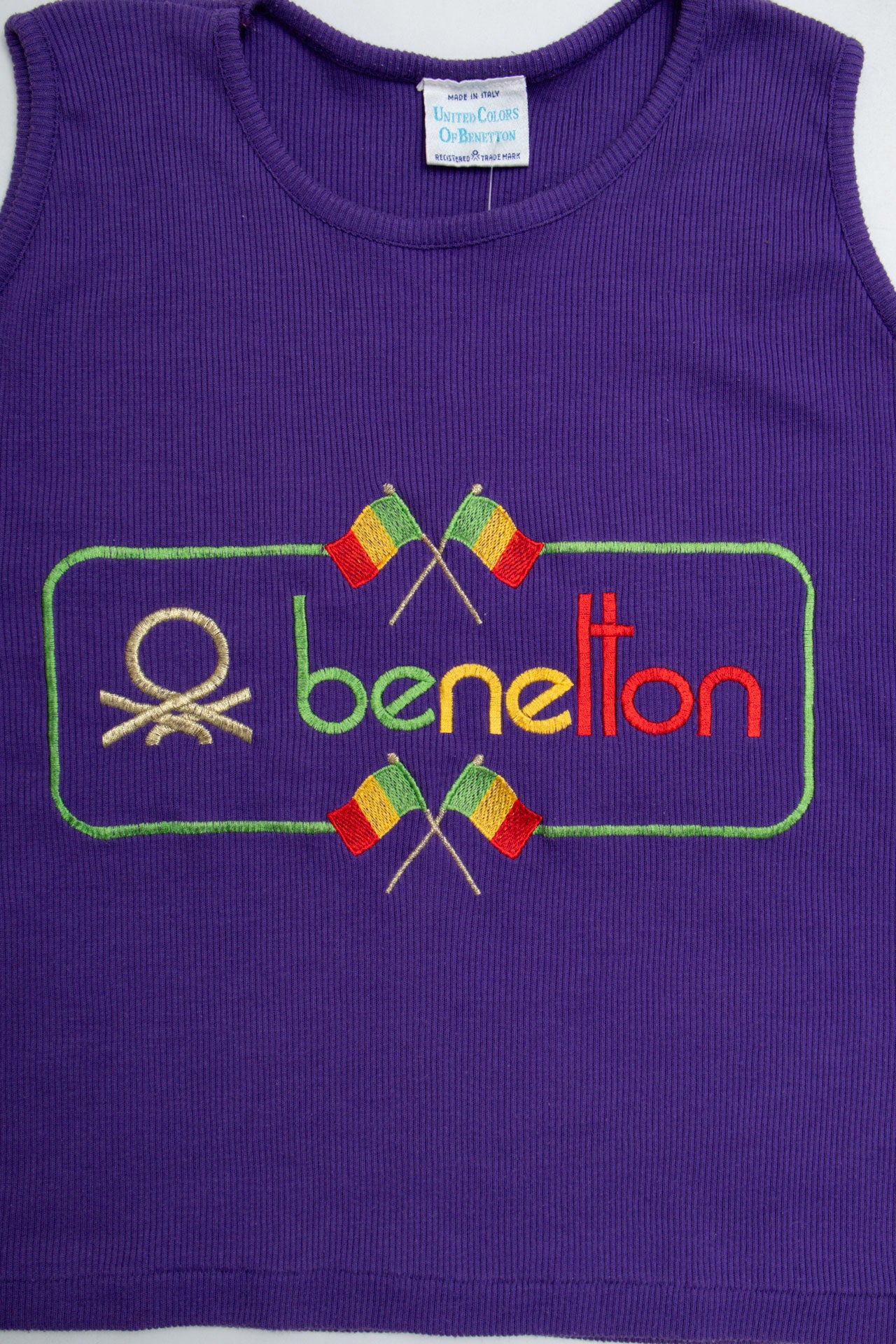 #09 Purple Benetton Tank | Emma At The Olympics | Size 14