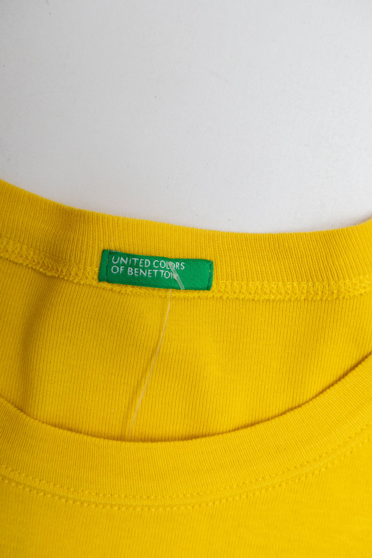 #14 Yellow Sparkly Benetton tee | Emma At The Olympics | Size 8/10