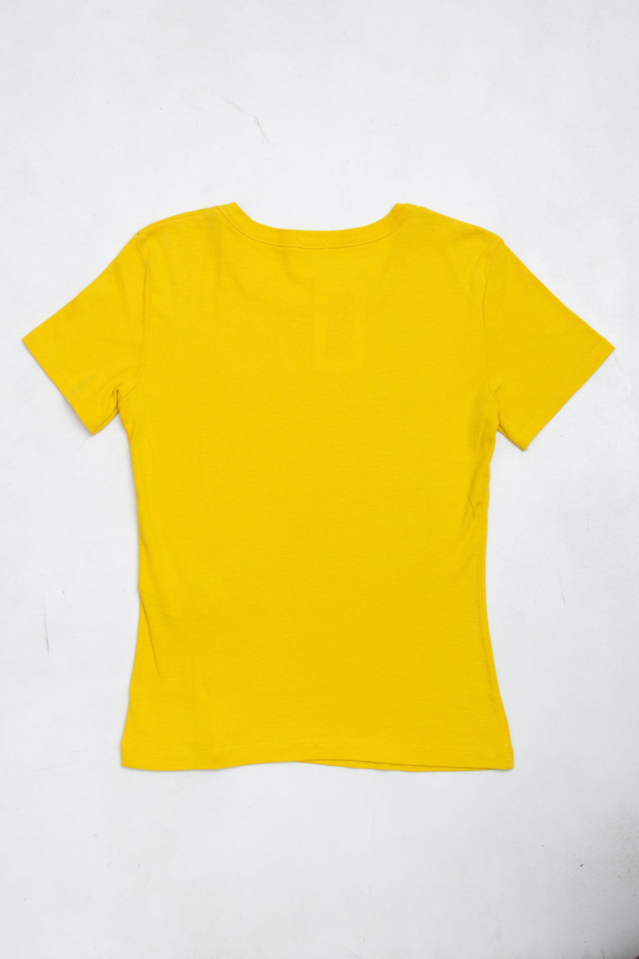 #14 Yellow Sparkly Benetton tee | Emma At The Olympics | Size 8/10