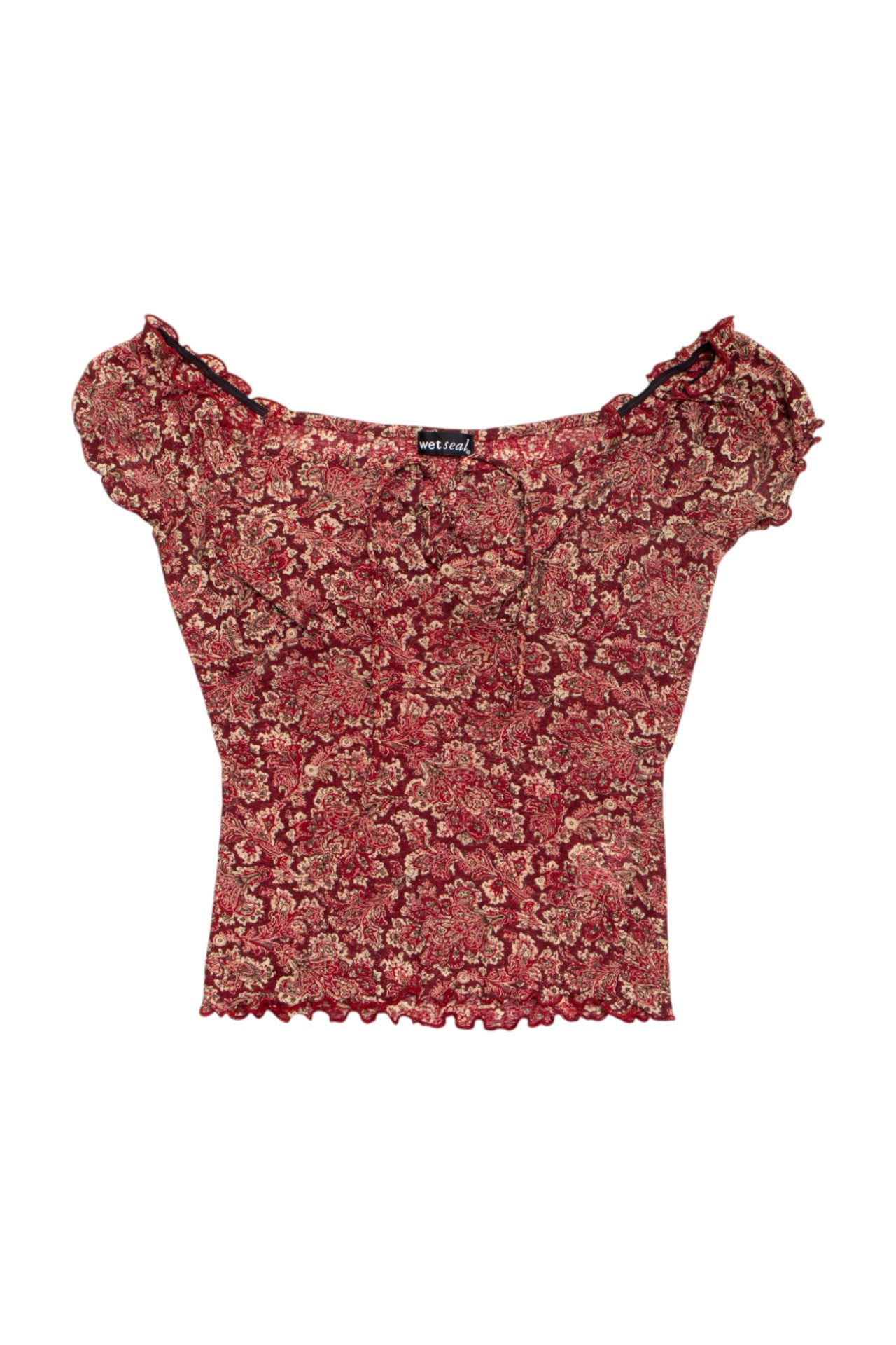 #10 USA WetSeal Burgundy Long Sleeve | C.154 | Size 8