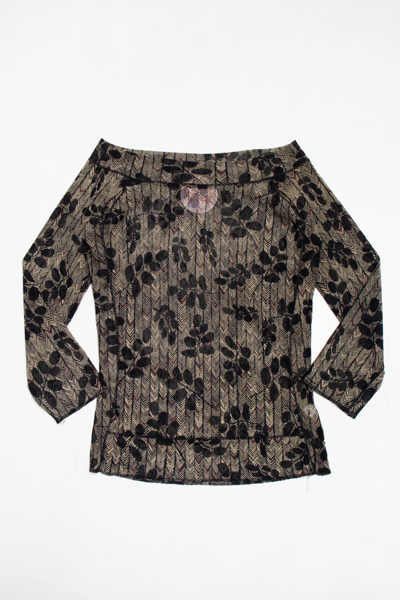 #119 The Limited leafed mesh top | c. 160 | size 10