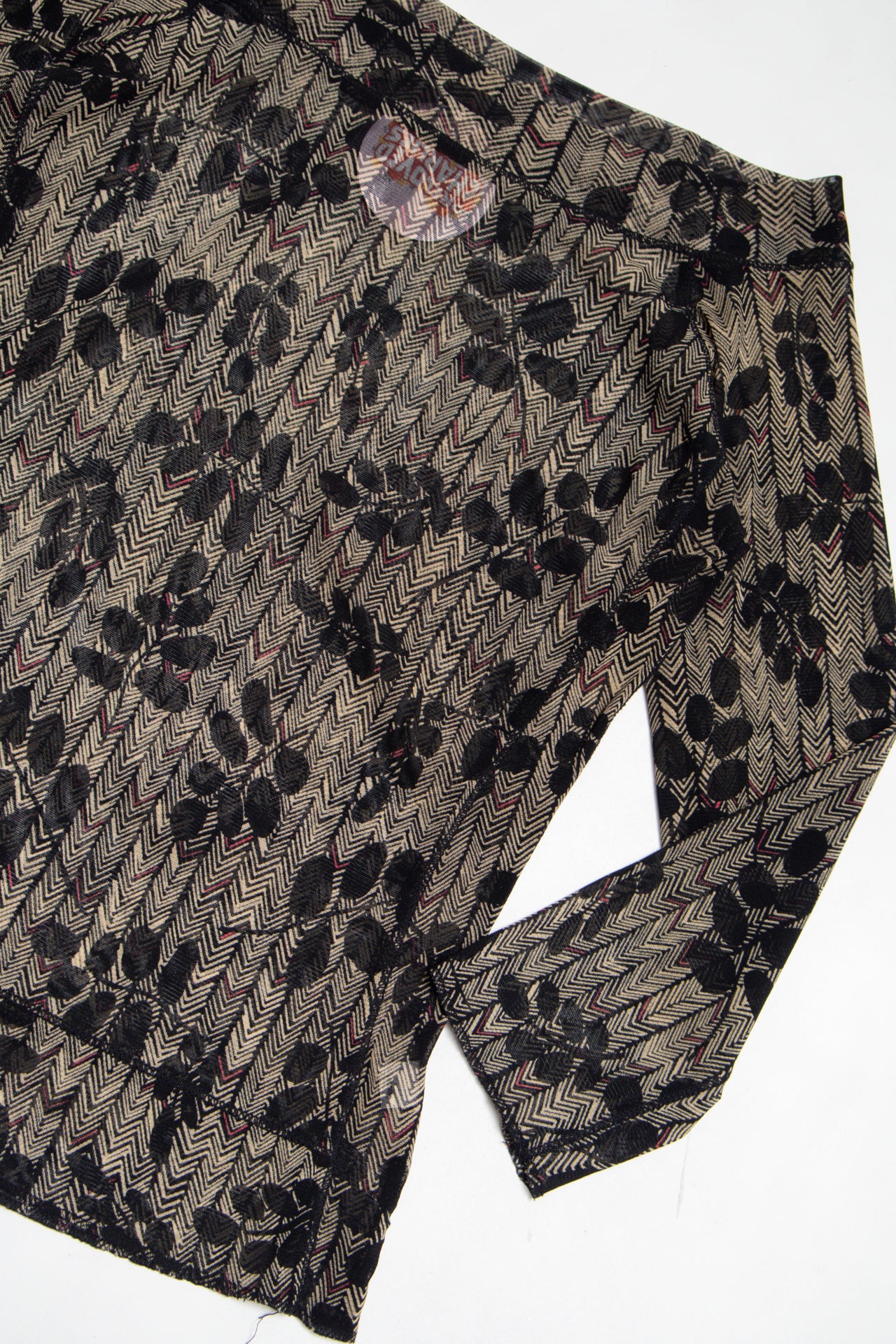#119 The Limited leafed mesh top | c. 160 | size 10