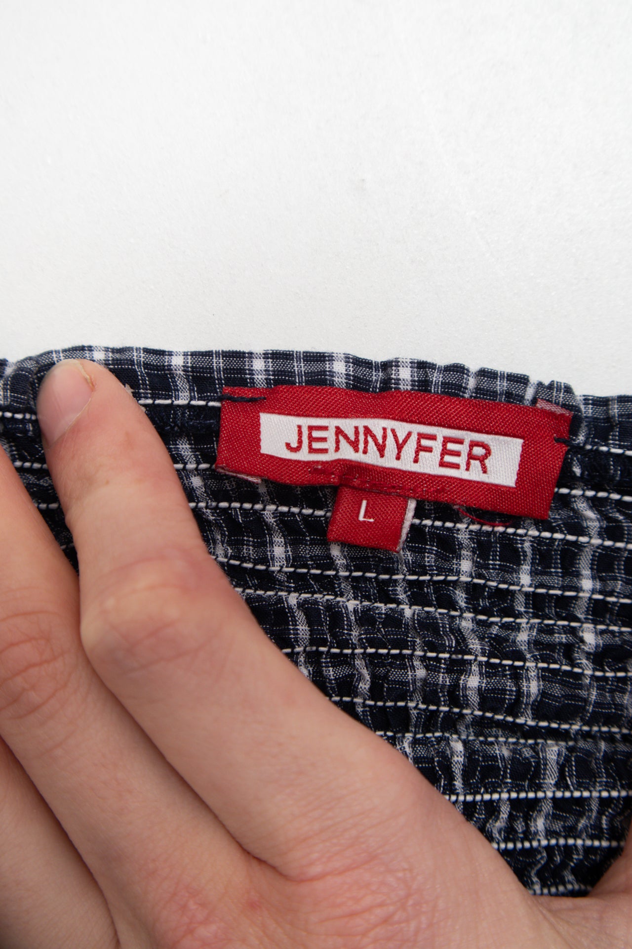 #124 Jennyfer gingham halter top | c. 160 | size 6/8