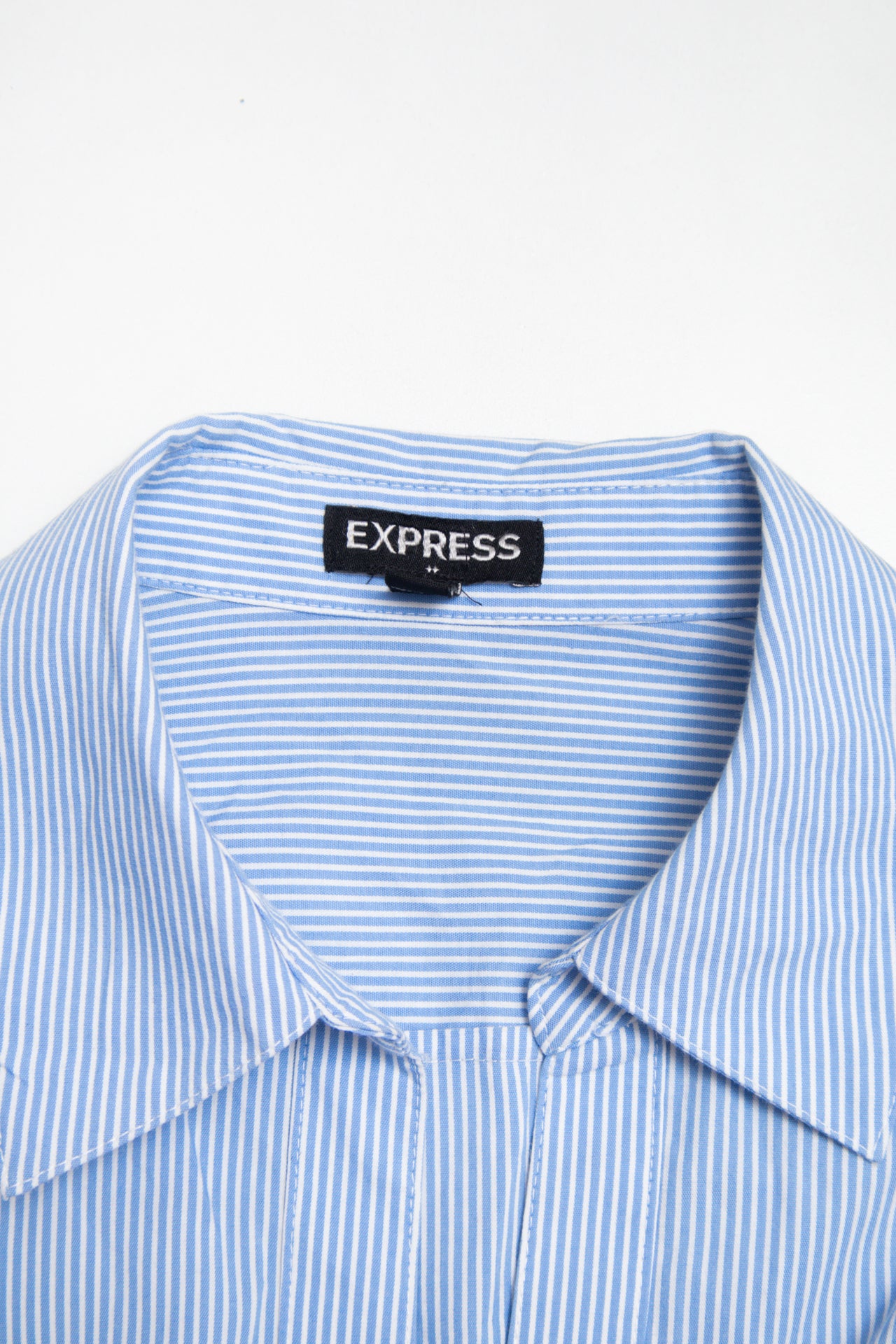 #125 Express striped button up | c. 160 | size 8